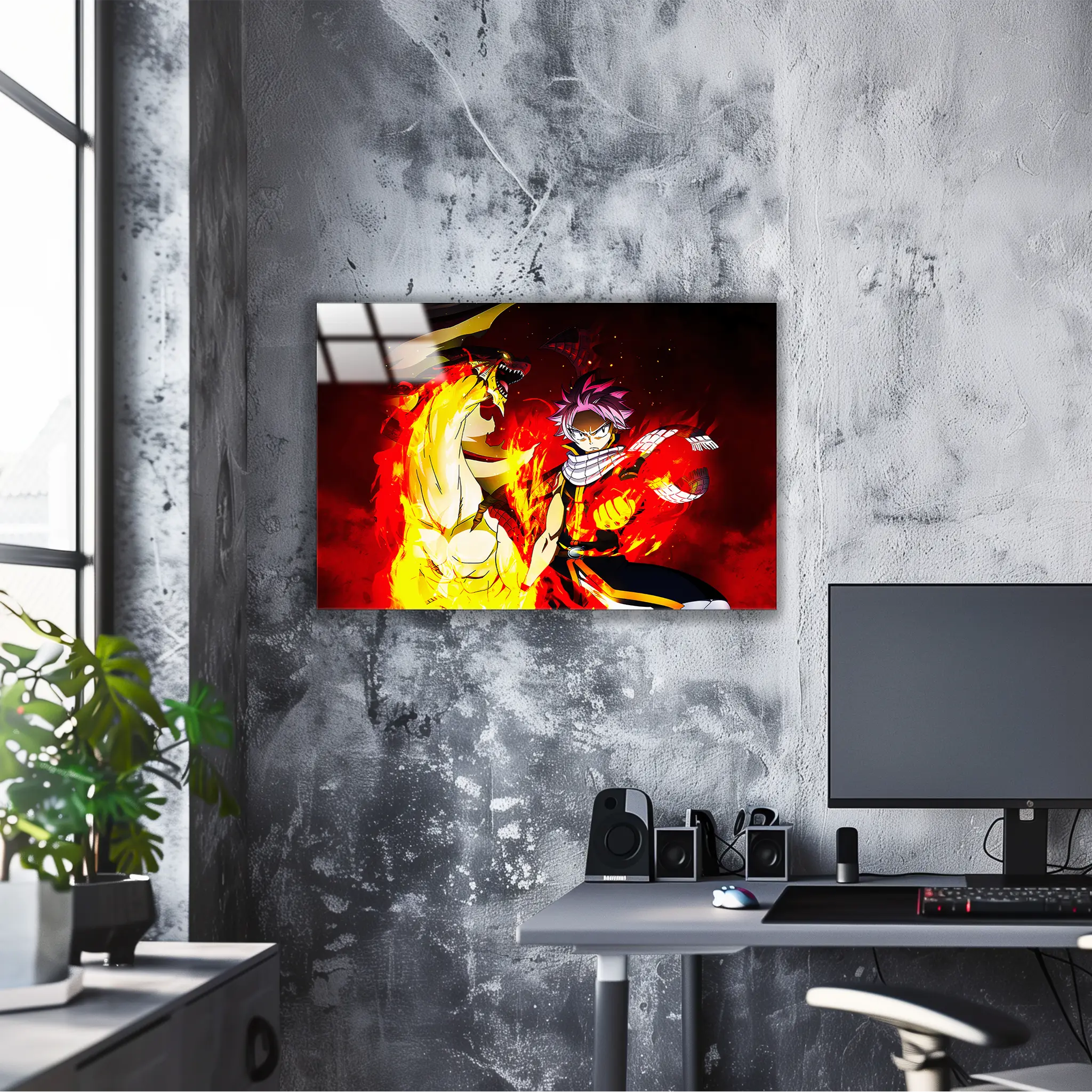 Tableau-fairy-tail-natsu-et-dragnir | DreamWay