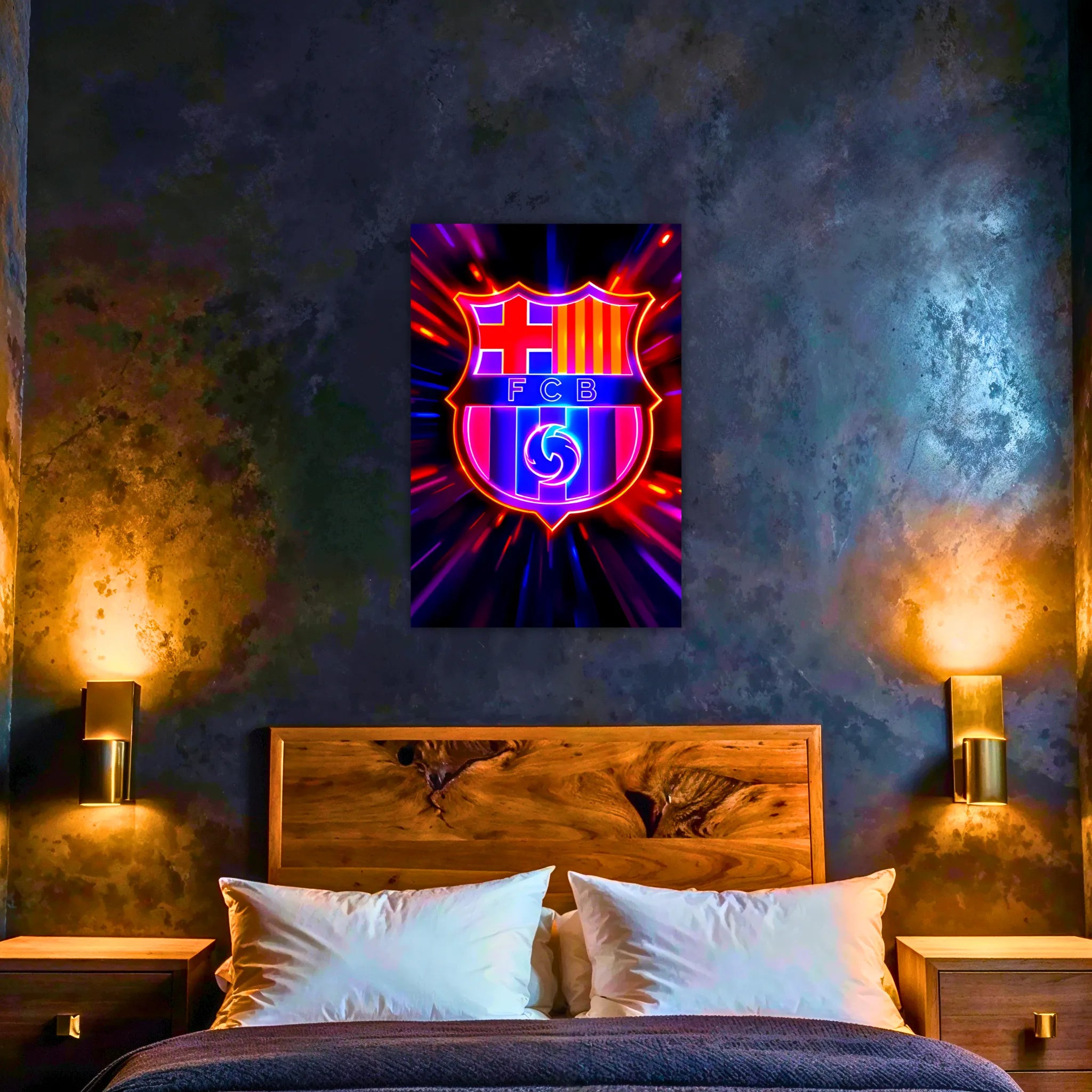 Tableau FC Barcelone Coloré