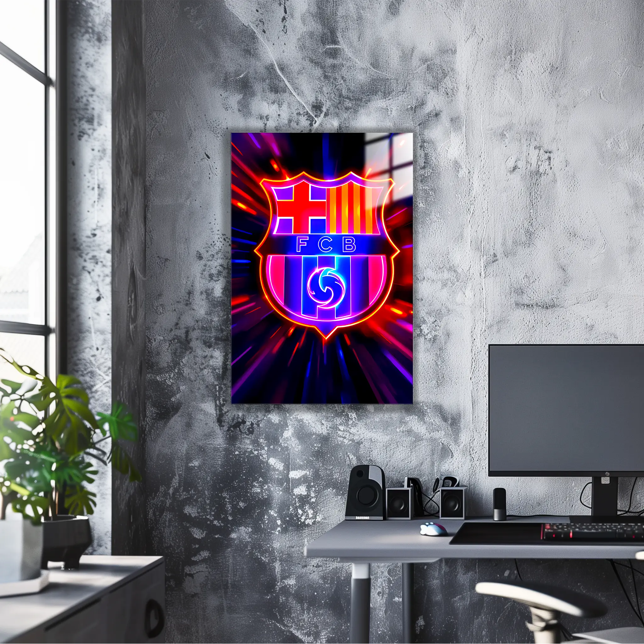 Tableau-fc-barcelone-colore | DreamWay