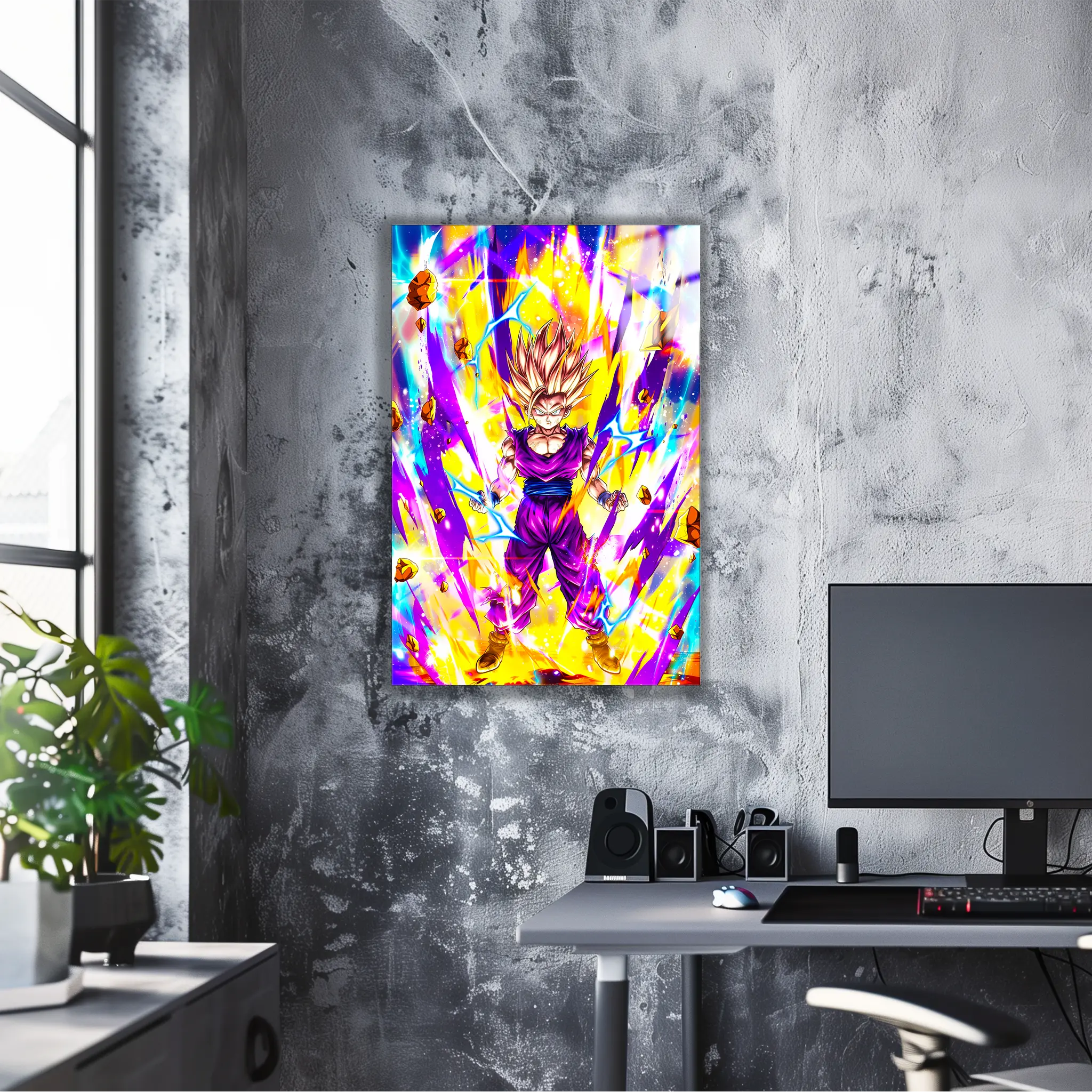 Tableau Dragon Ball Z de Goku avec les boules de cristal - Univers Collection Tableau Dragon Ball Z de Goku avec les boules de cristal - Univers Collection