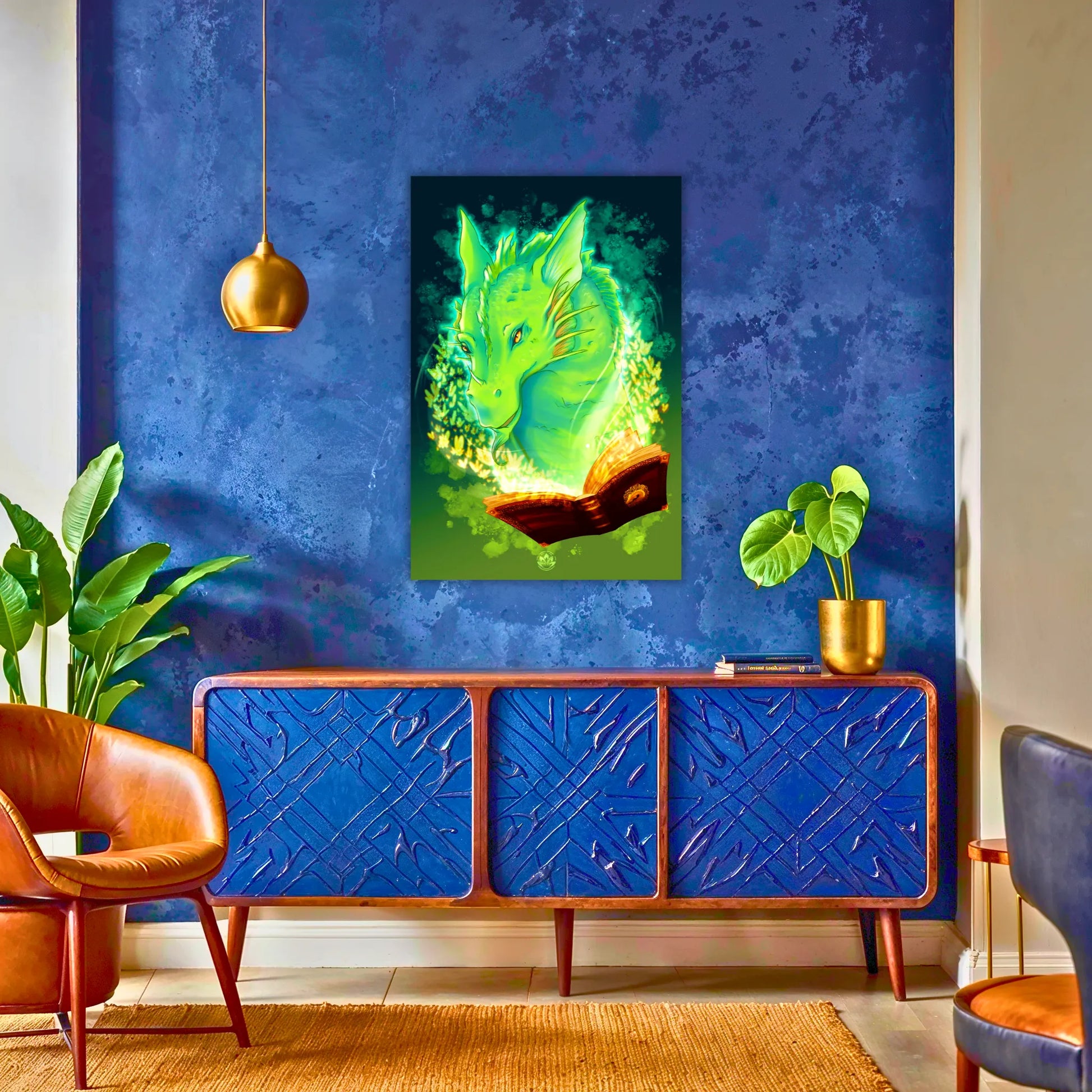 Tableau-histoire-prend-vie-au-dessus-du-buffet | DreamWay