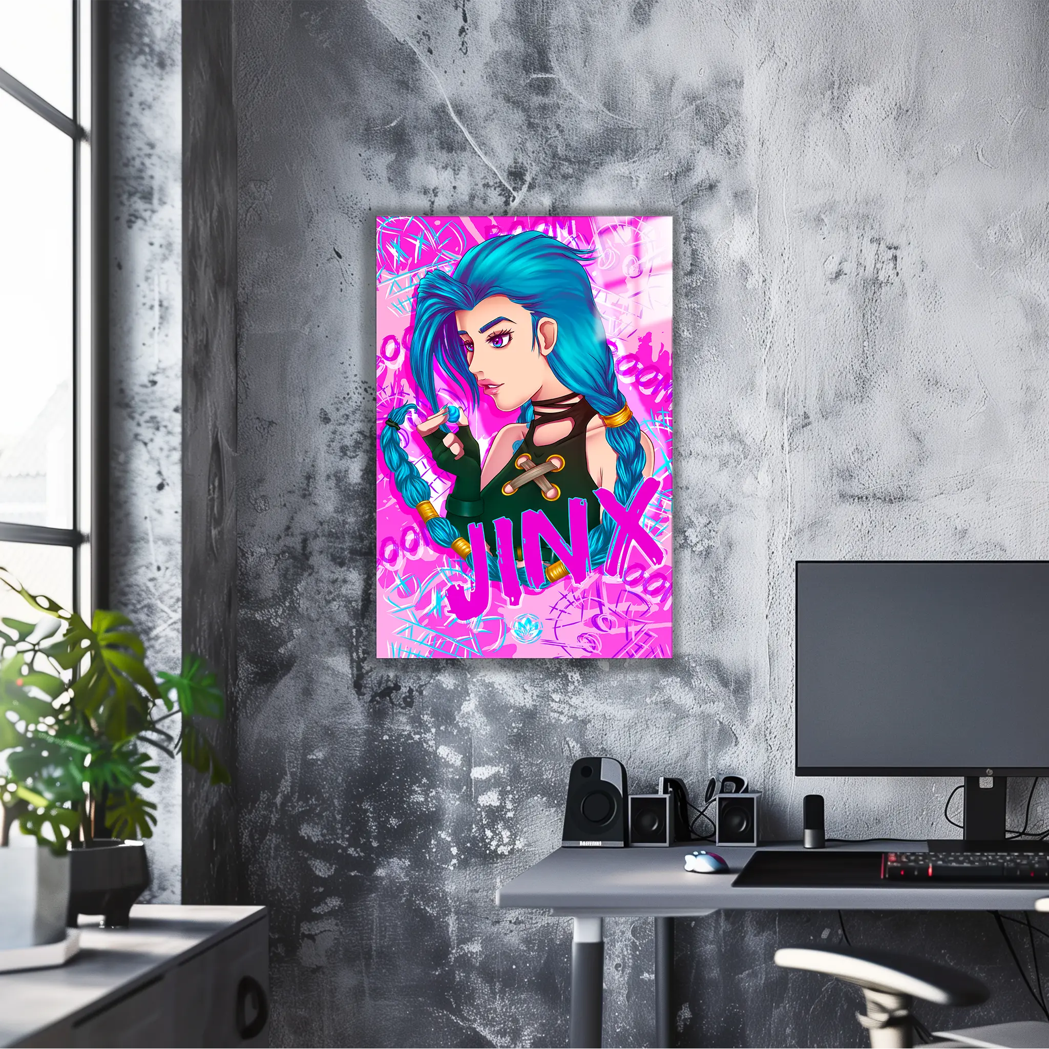 Tableau-jinx-graffiti-rose | DreamWay