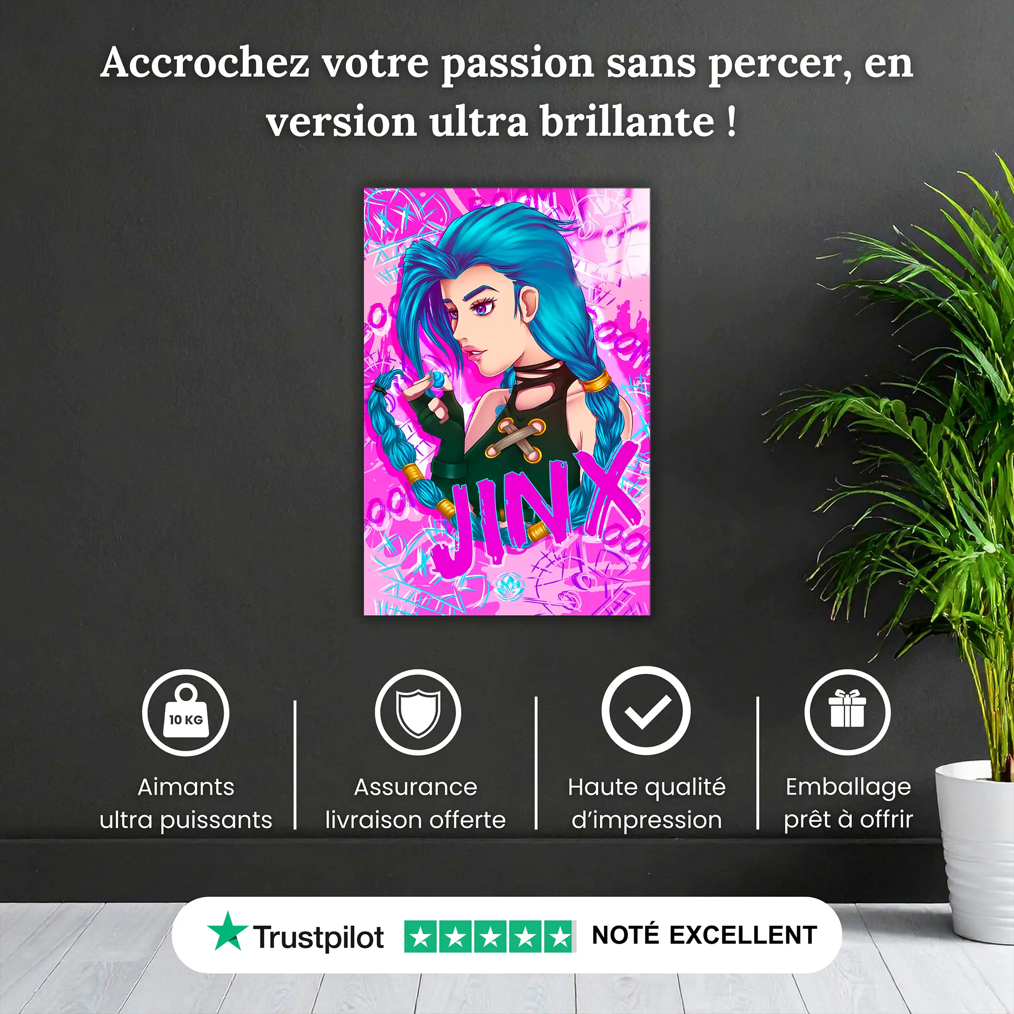 Tableau-jinx-graffiti-rose-pourquoi-acheter | DreamWay