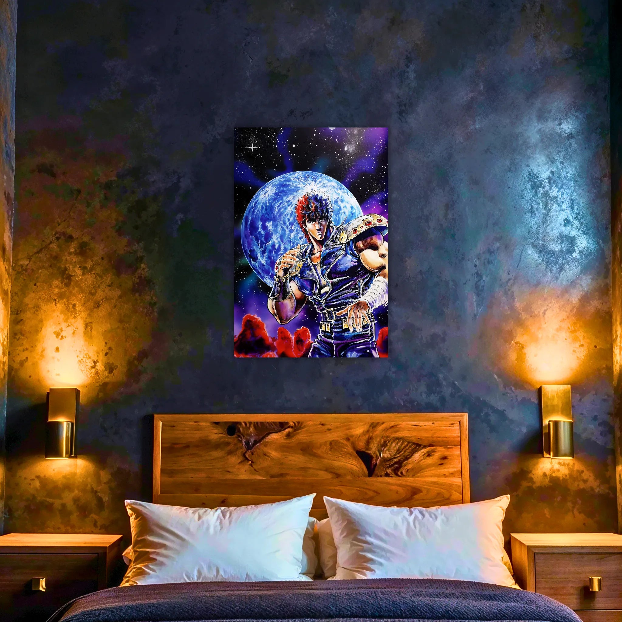 Tableau-ken-le-survivant-au-claire-de-lune | DreamWay