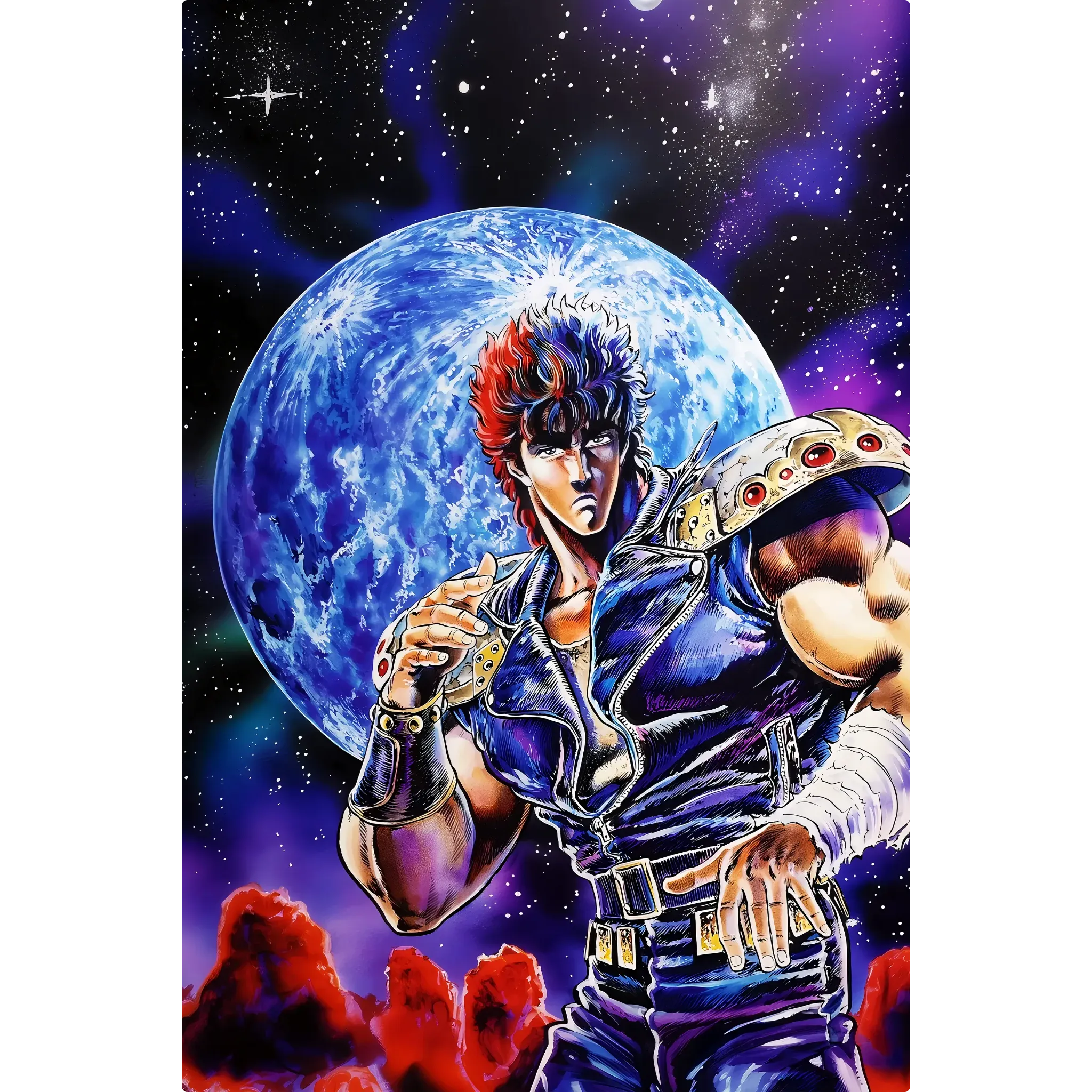 Tableau-ken-le-survivant-au-claire-de-lune | DreamWay