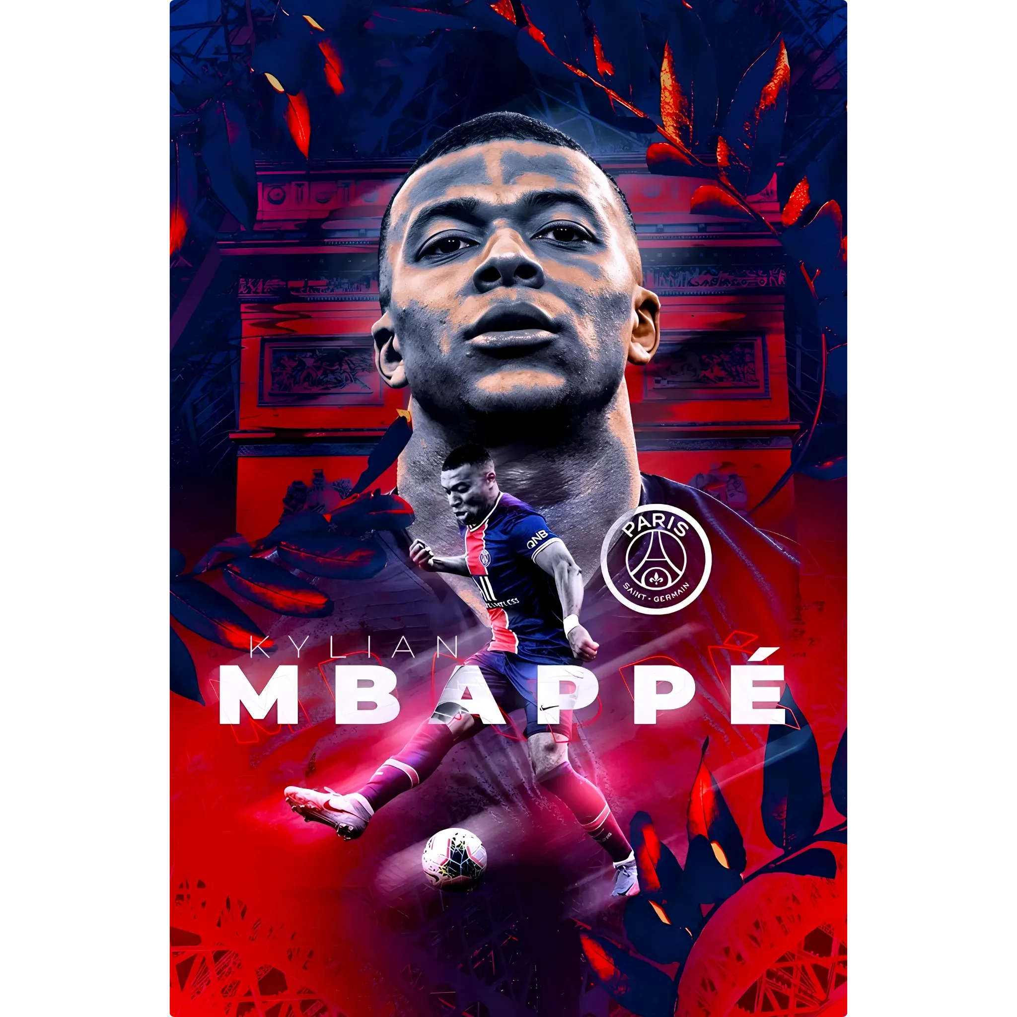 Tableau Kylian Mbappe