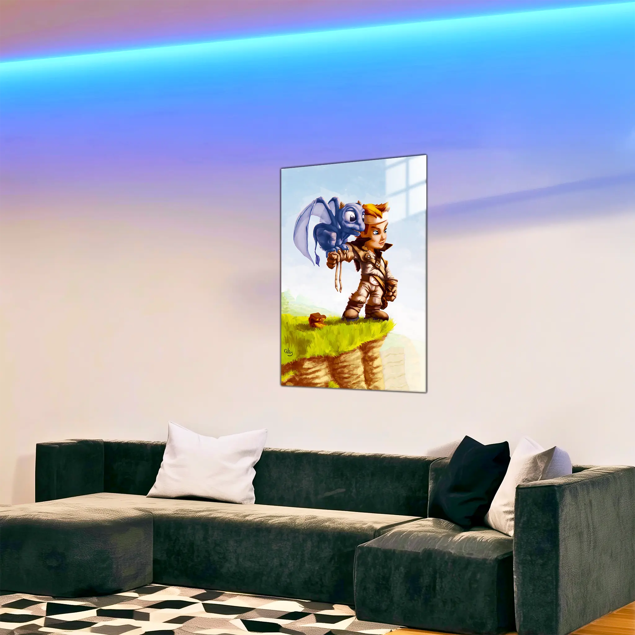 Tableau-le-dresseur-dans-le-salon | DreamWay