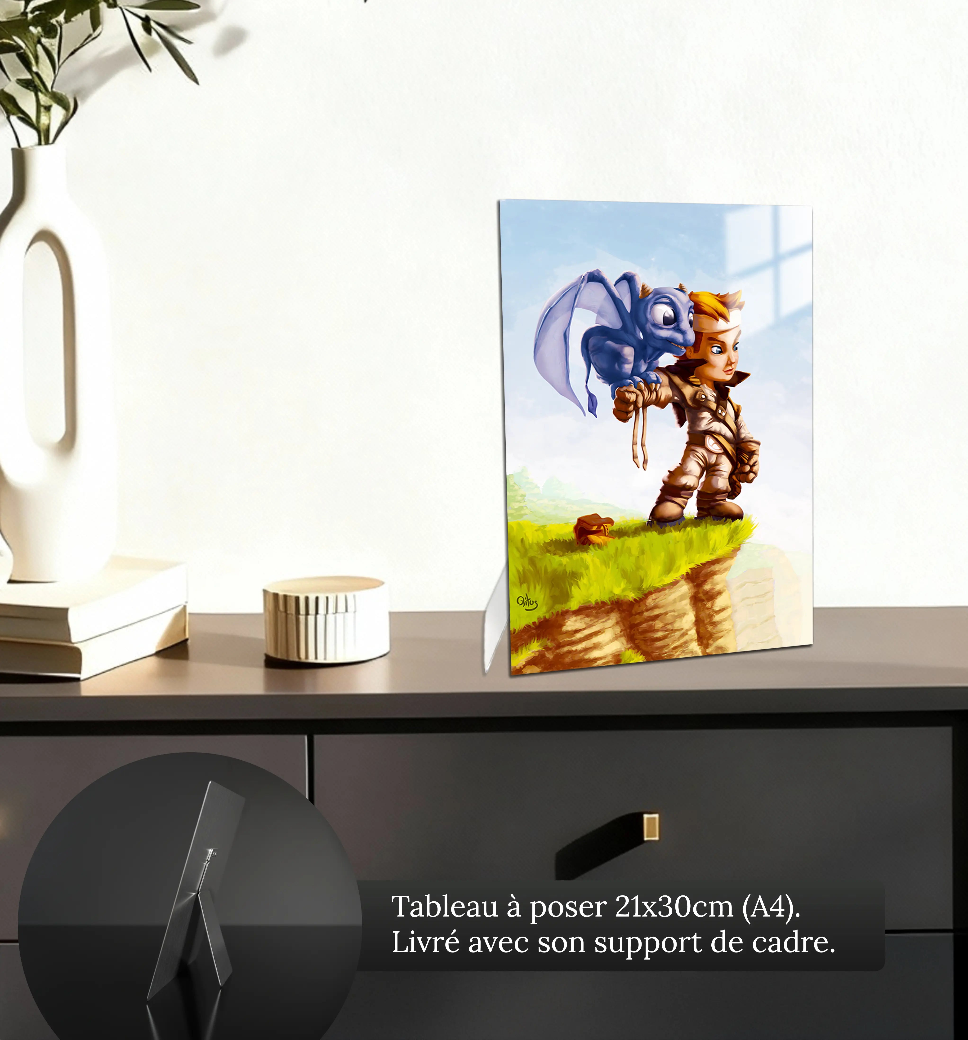 Tableau-le-dresseur-petit-format-a-poser-sur-meuble | DreamWay