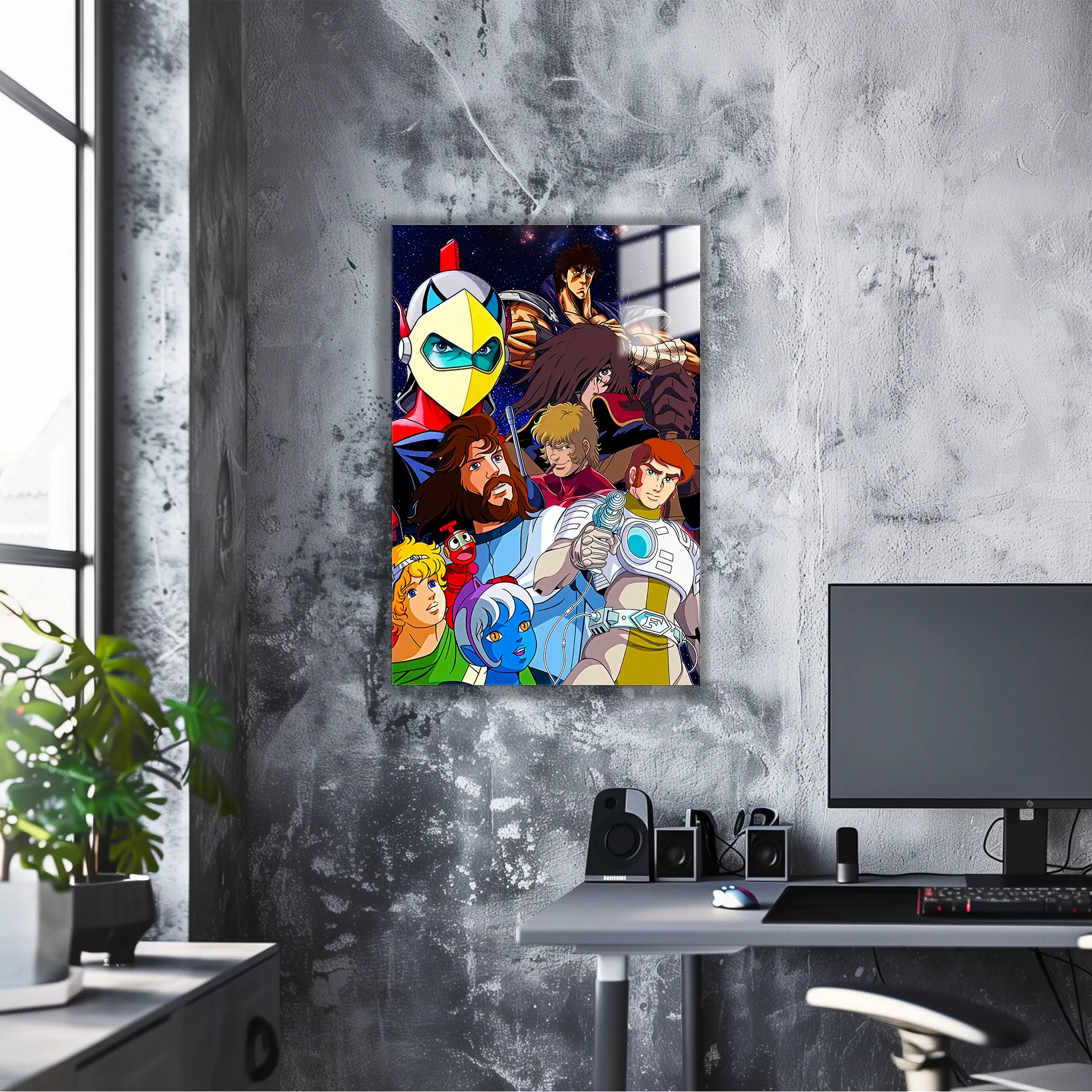 Tableau Les Héros Des Années 70s Et 80s Affiche