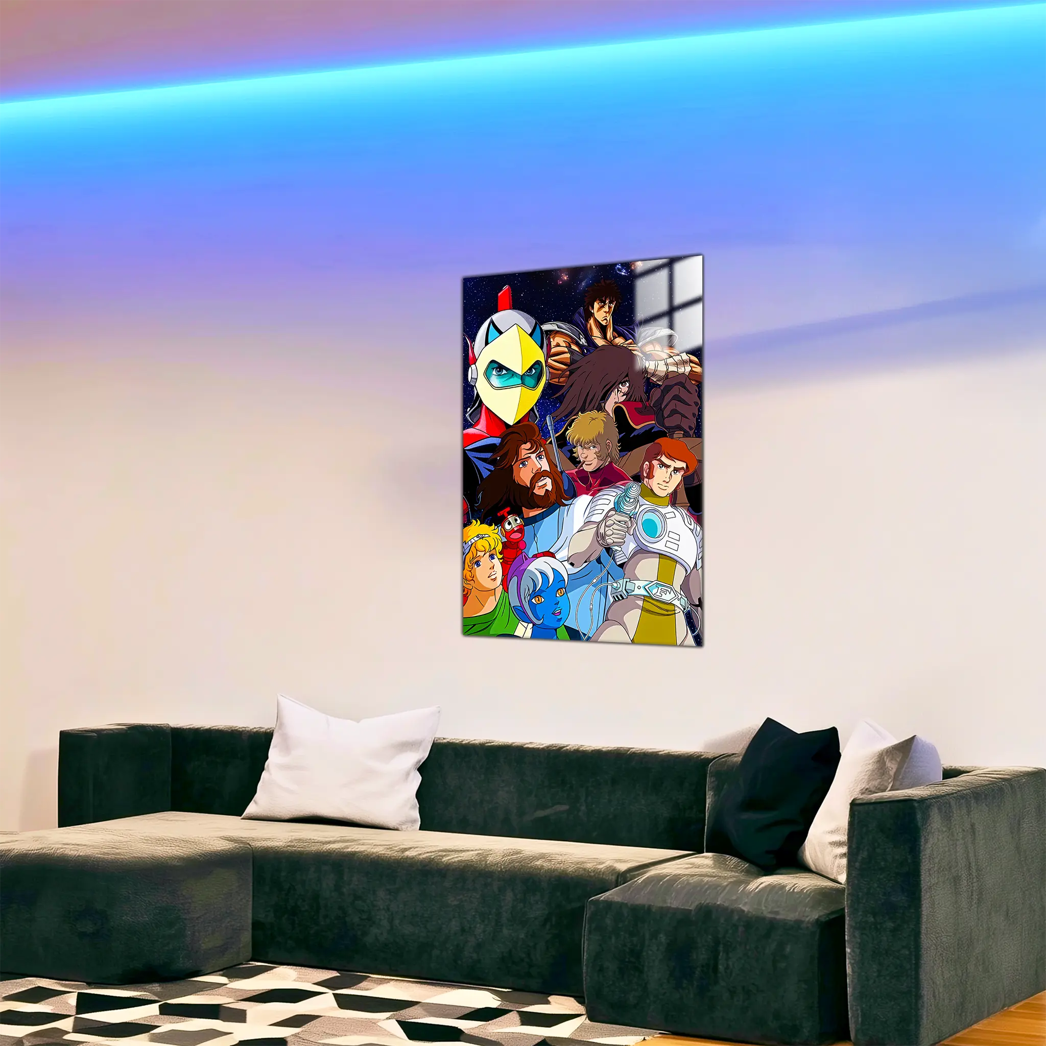 Tableau Les Héros Des Années 70s Et 80s Affiche