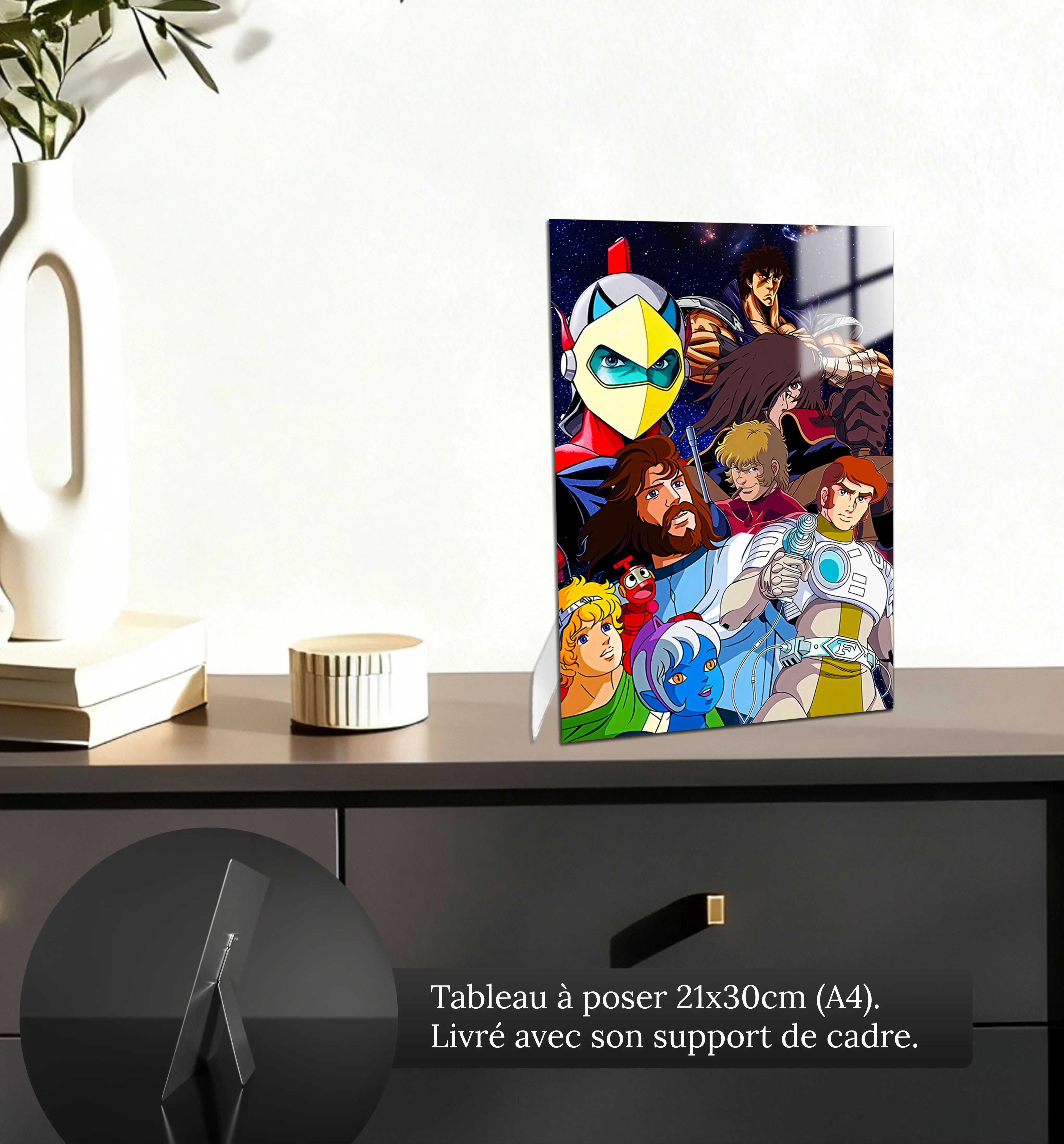 Tableau Les Héros Des Années 70s Et 80s Affiche