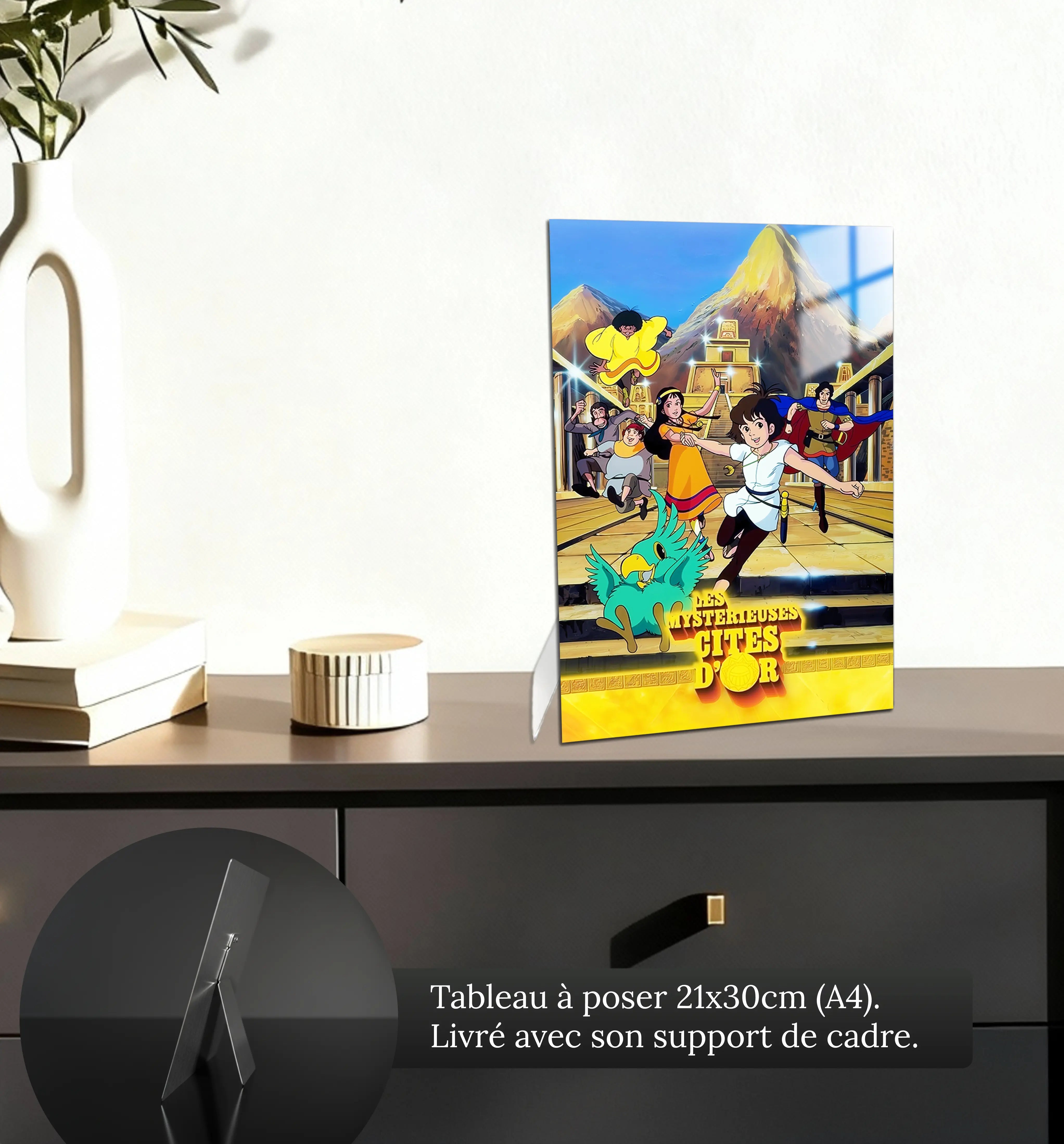 Tableau-les-mysterieuses-cites-d-or-affiche-psb-petit-format-a-poser-sur-meuble | DreamWay