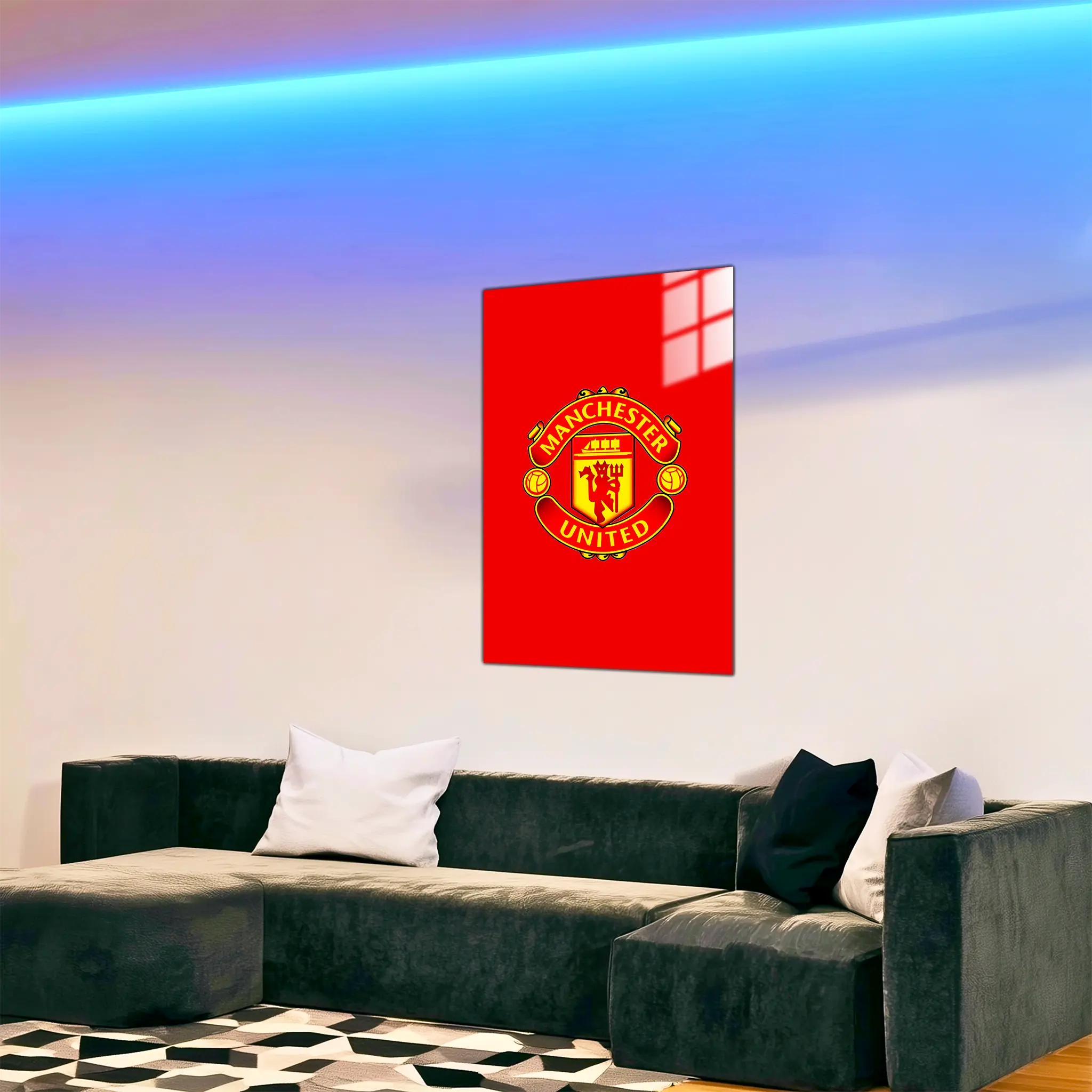 Tableau-manchester-united-club-dans-le-salon | DreamWay
