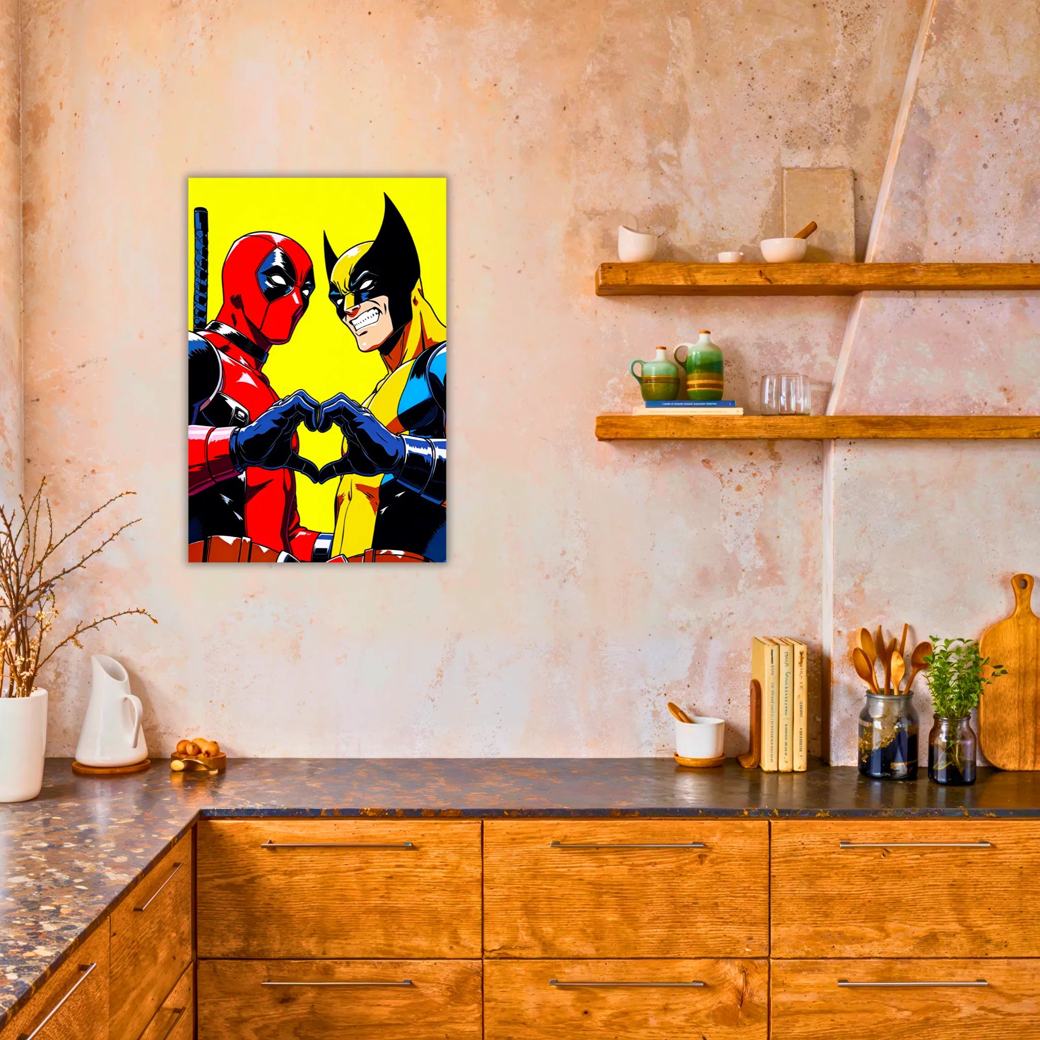 Tableau Le Duo Deadpool Et Wolverine