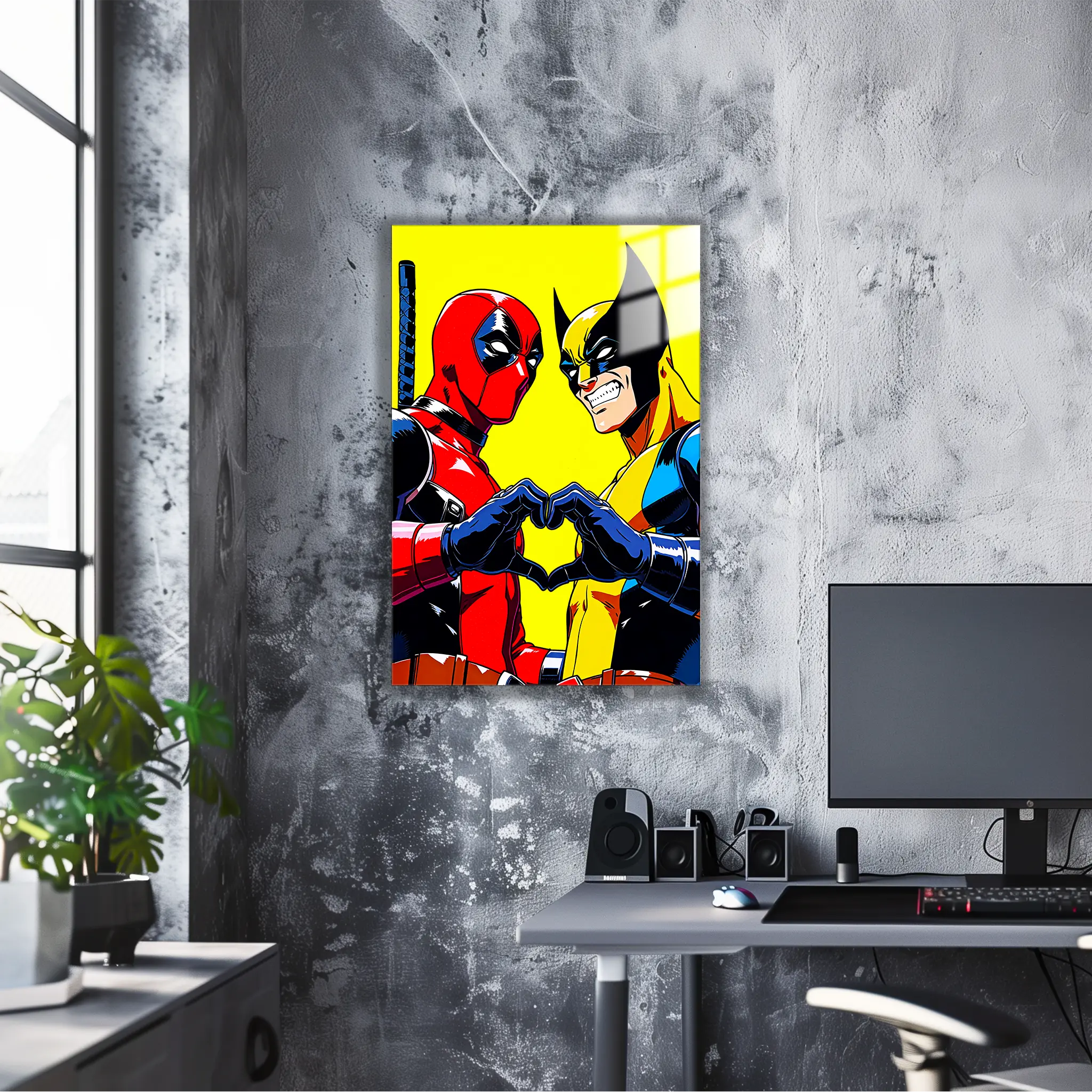 Tableau-marvel-le-duo-dead-pool-et-wolverine | DreamWay