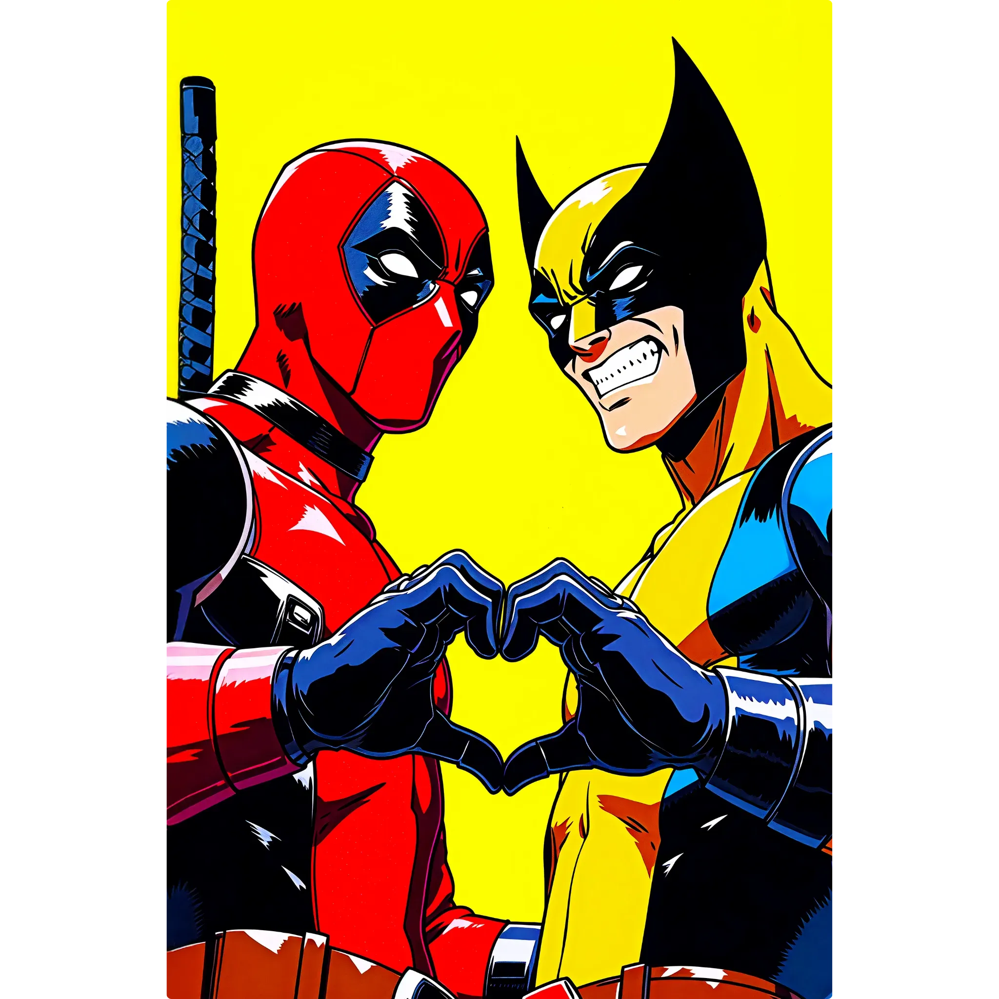 Tableau Le Duo Deadpool Et Wolverine