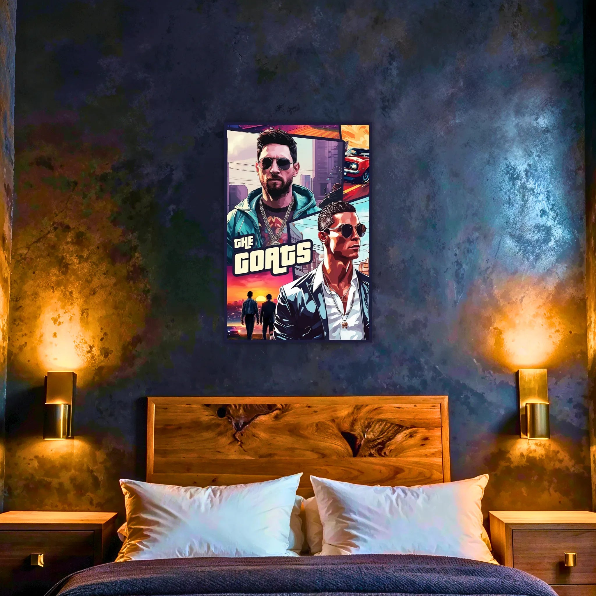 Tableau Messi Et Ronaldo