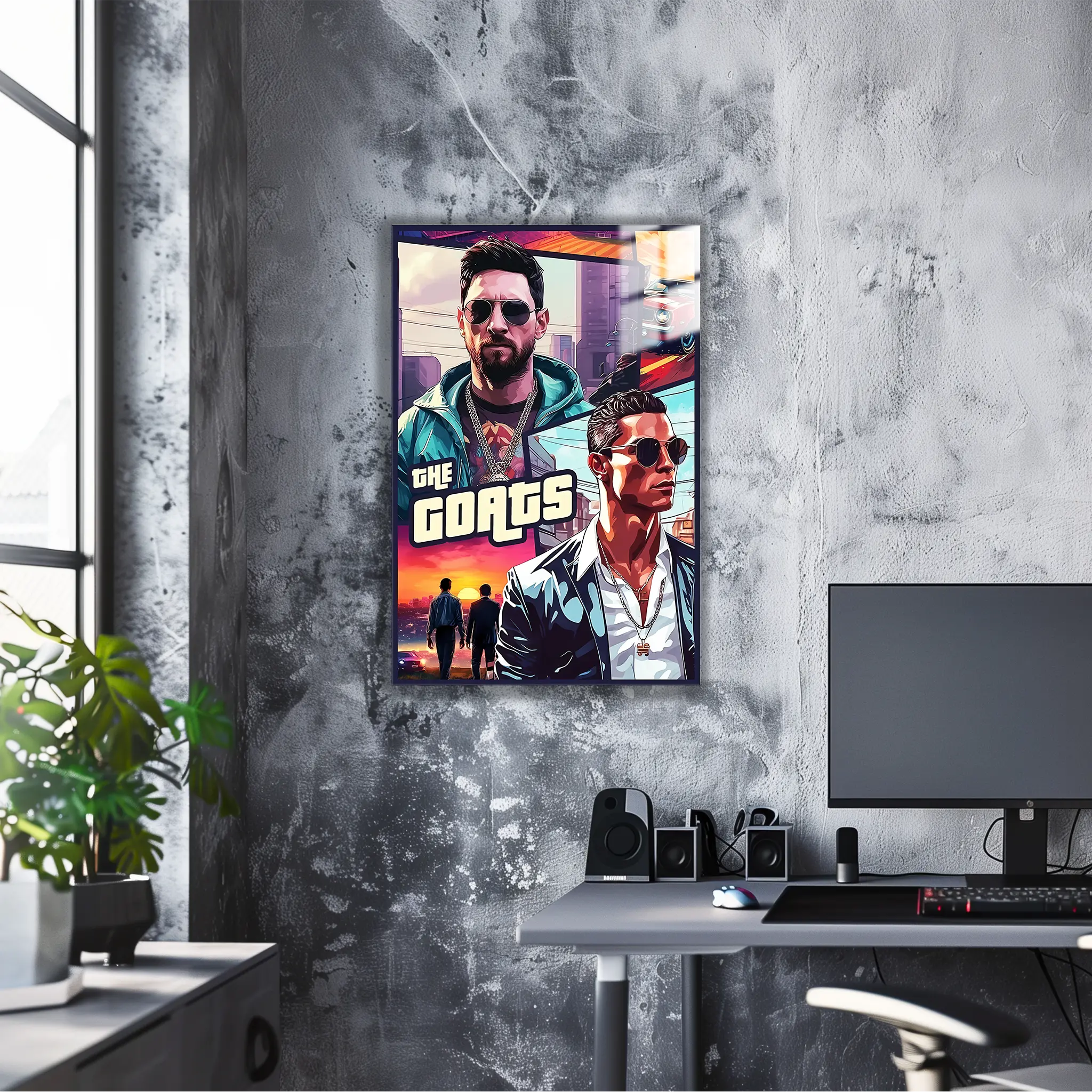 Tableau-messi-et-ronaldo | DreamWay