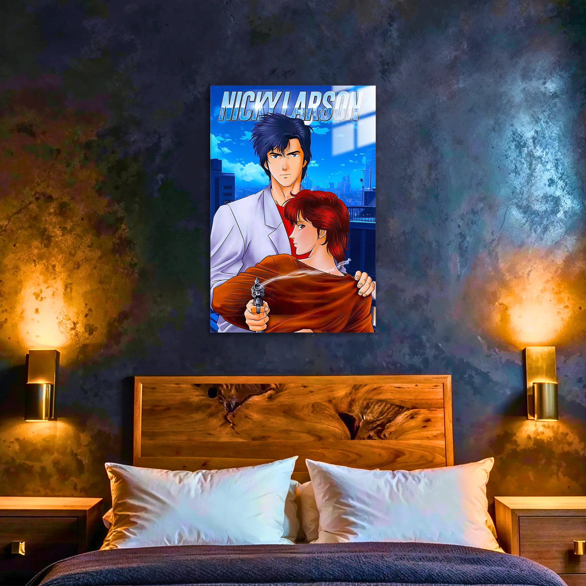 Tableau-nicky-larson-affiche-dans-la-chambre | DreamWay