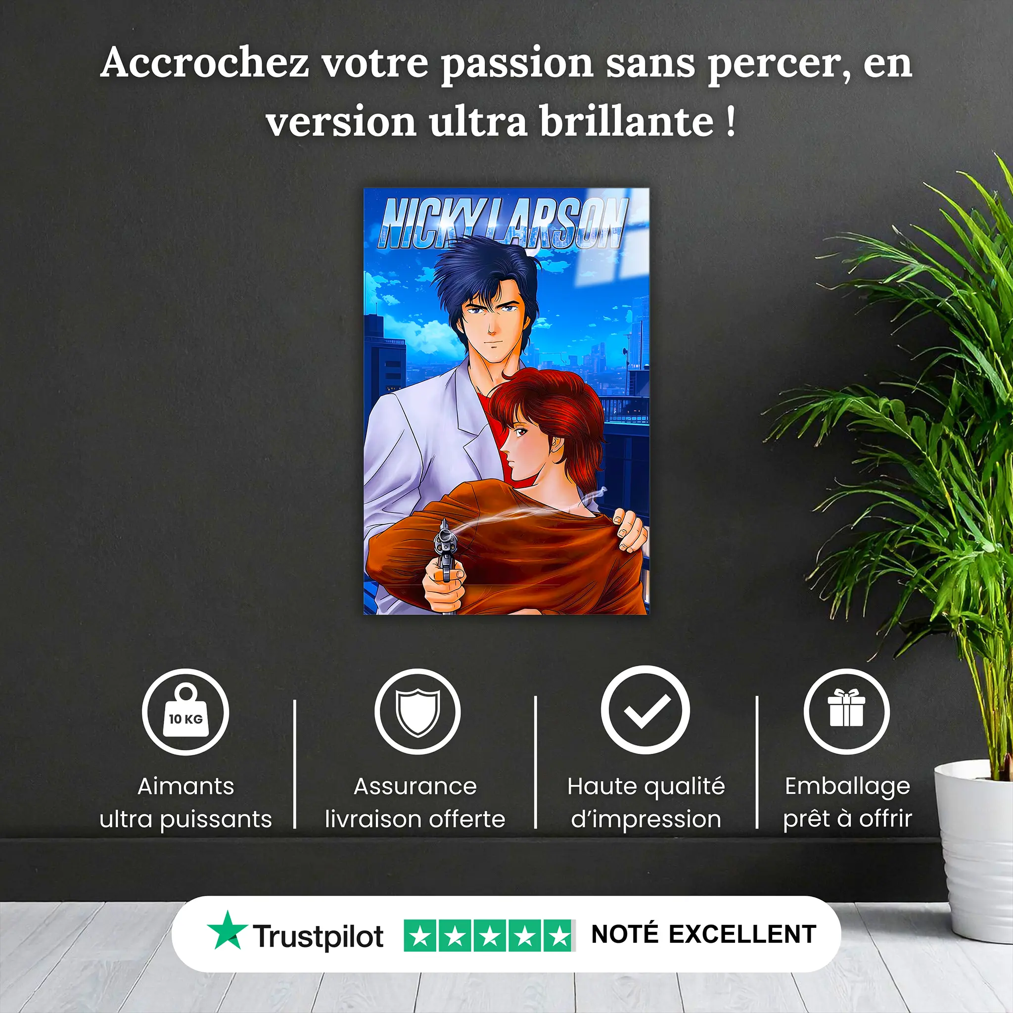 Tableau Nicky Larson Affiche