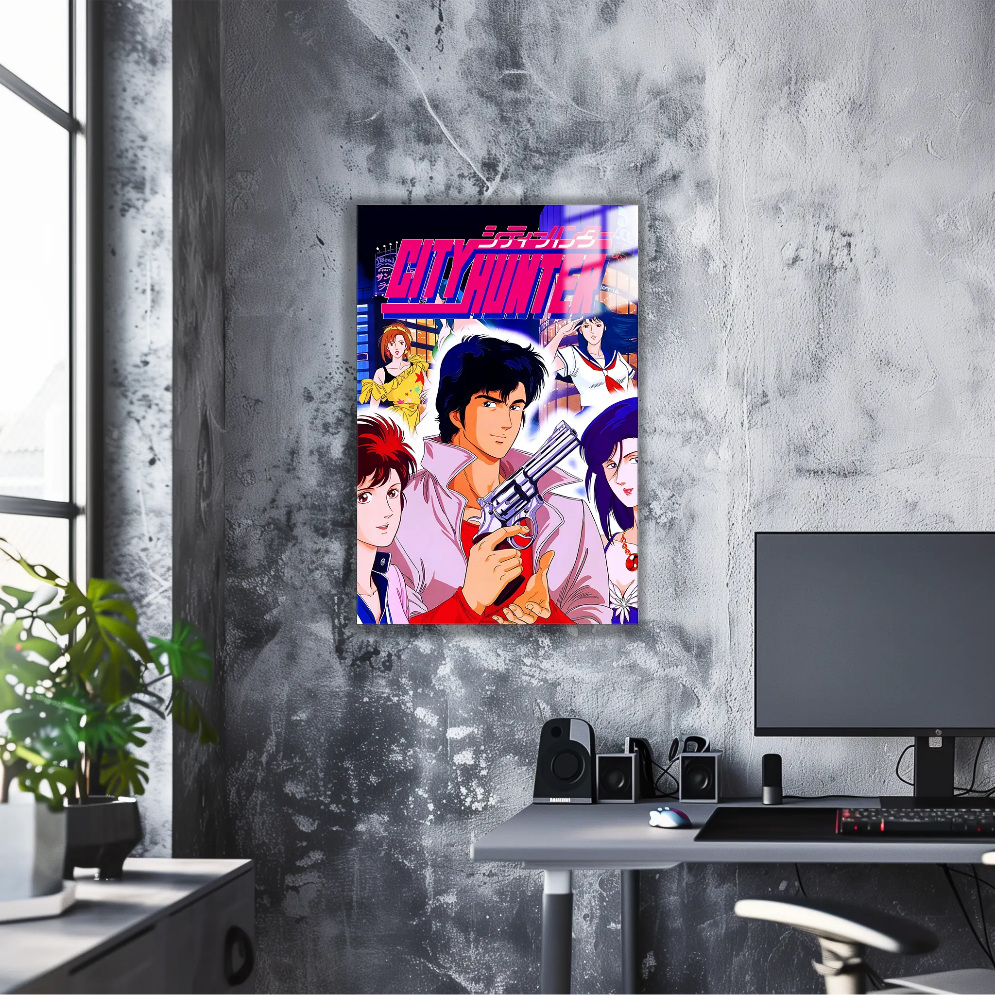 Tableau-nicky-larson-et-ses-femmes-dans-le-bureau | DreamWay