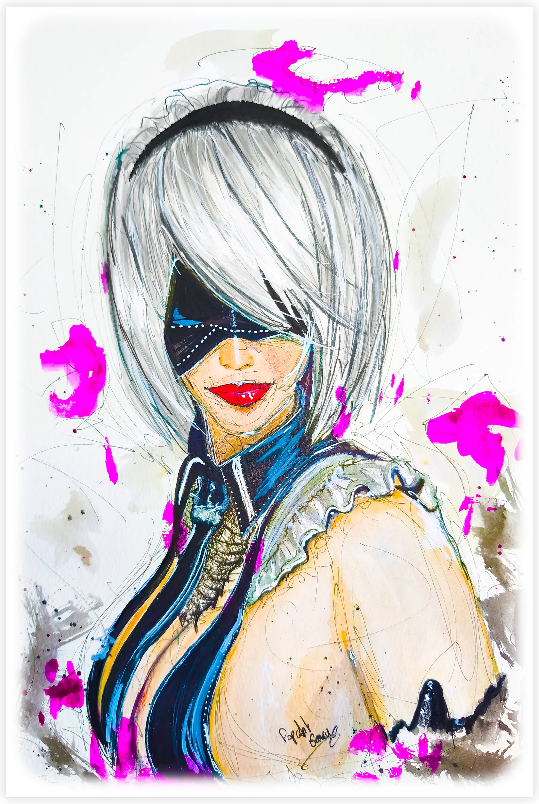 Tableau-nier-automata-pop-art | DreamWay