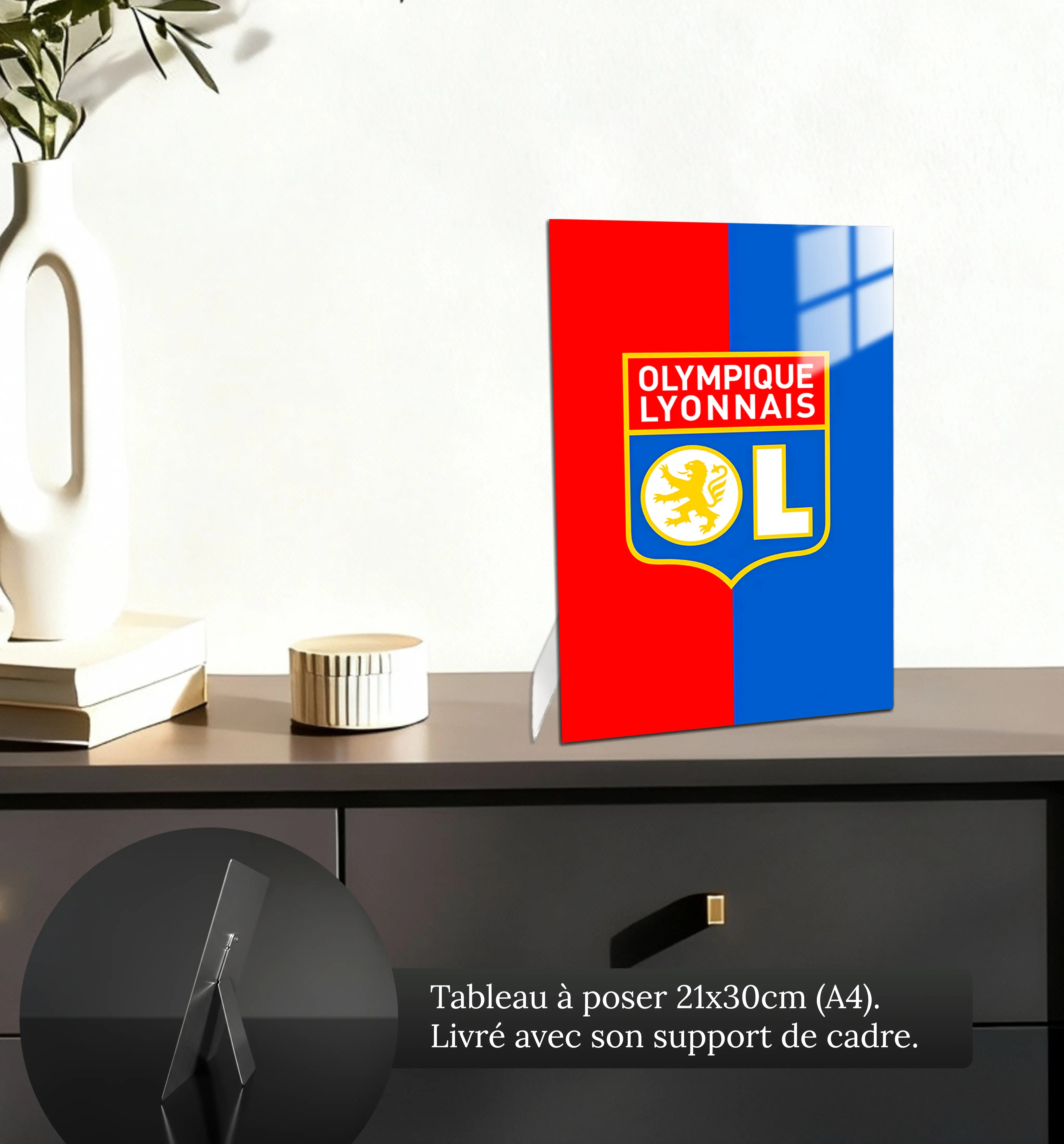Tableau-ol-club-petit-format-a-poser-sur-meuble | DreamWay