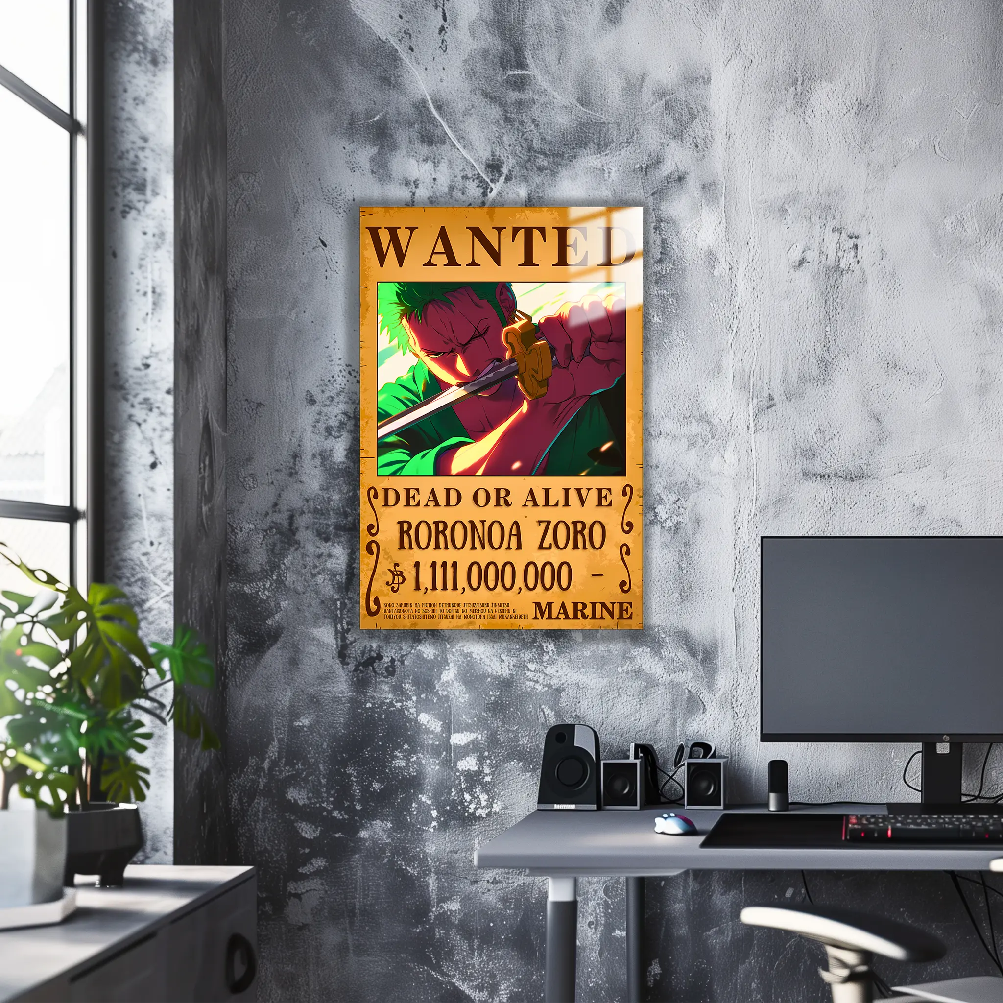 Tableau-one-piece-wanted-zoro | DreamWay