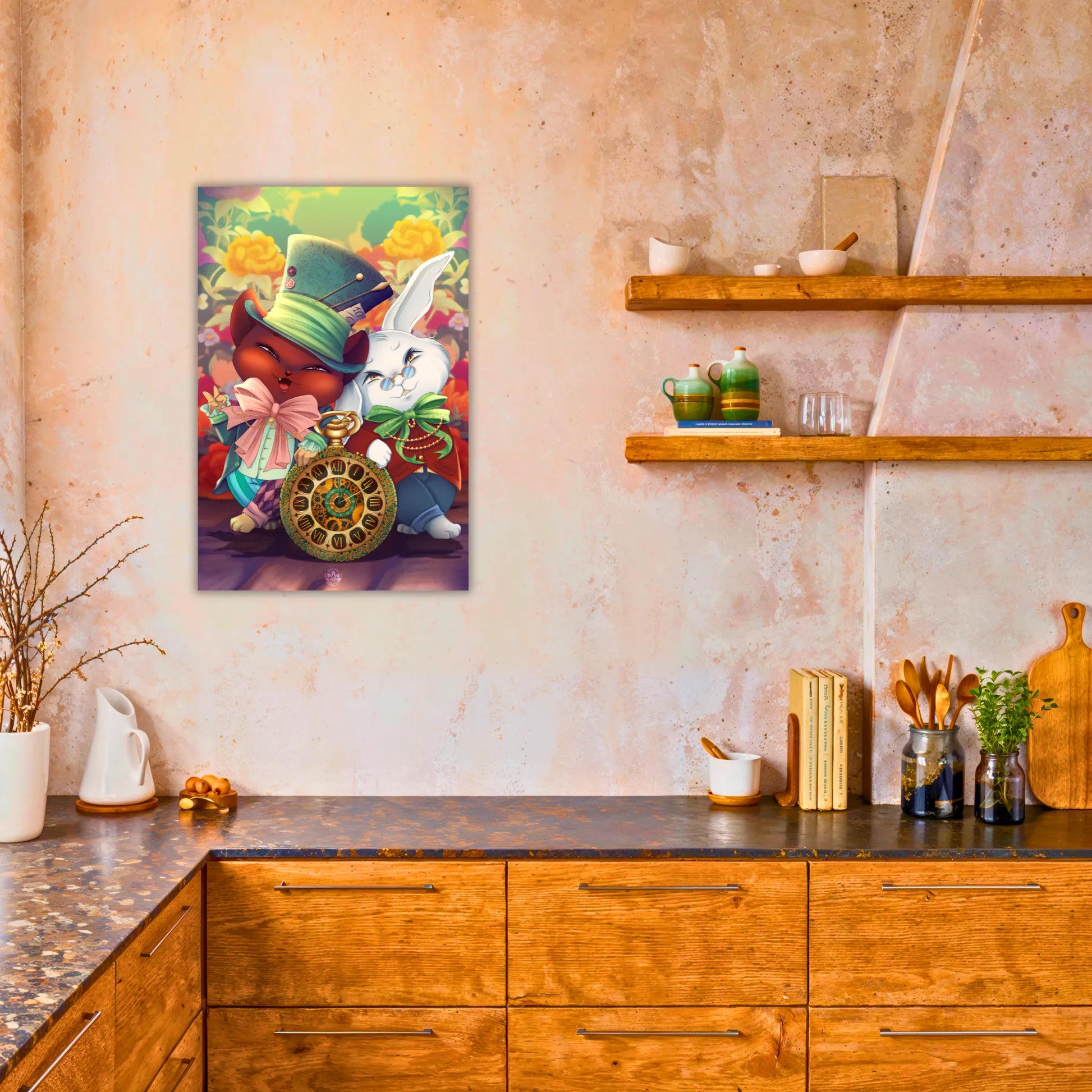 Tableau-oni-in-wonderland-dans-la-cuisine | DreamWay