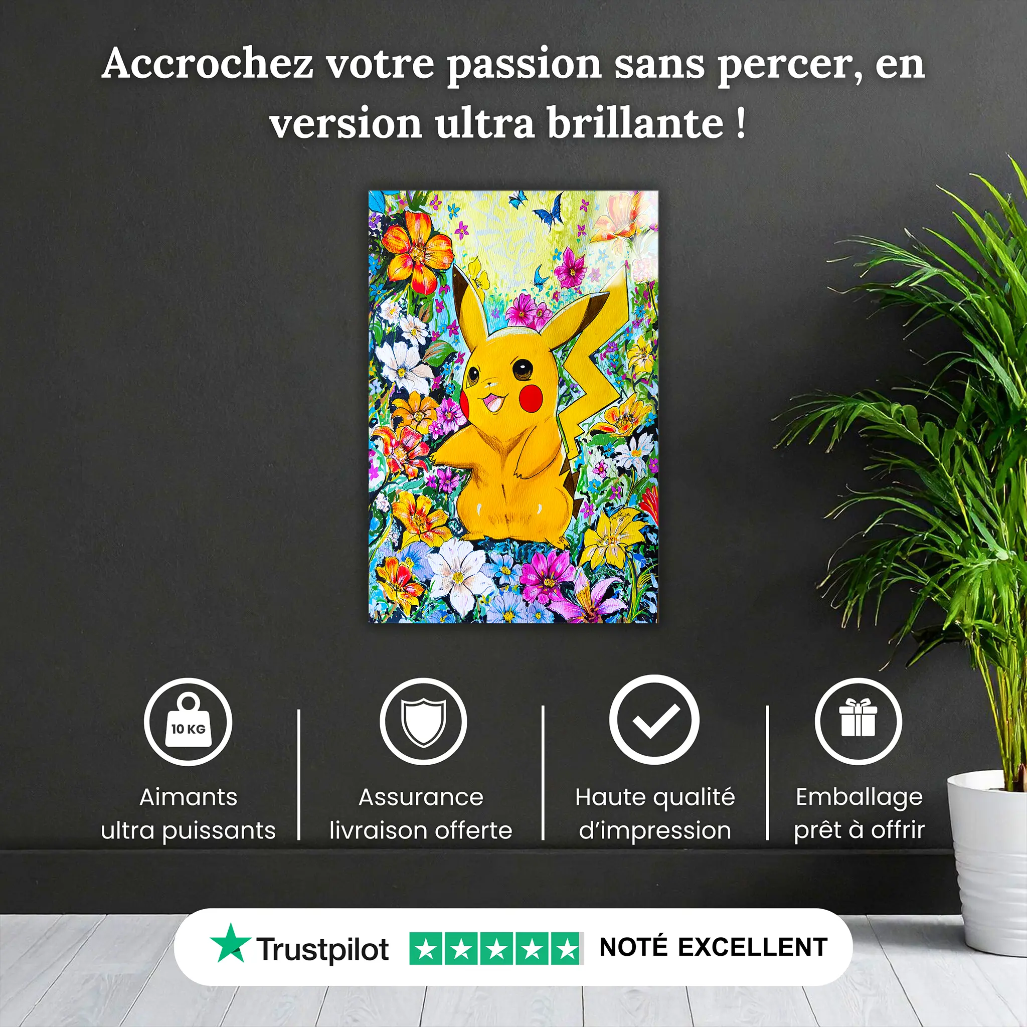Tableau-pikachu-floral-pourquoi-acheter | DreamWay