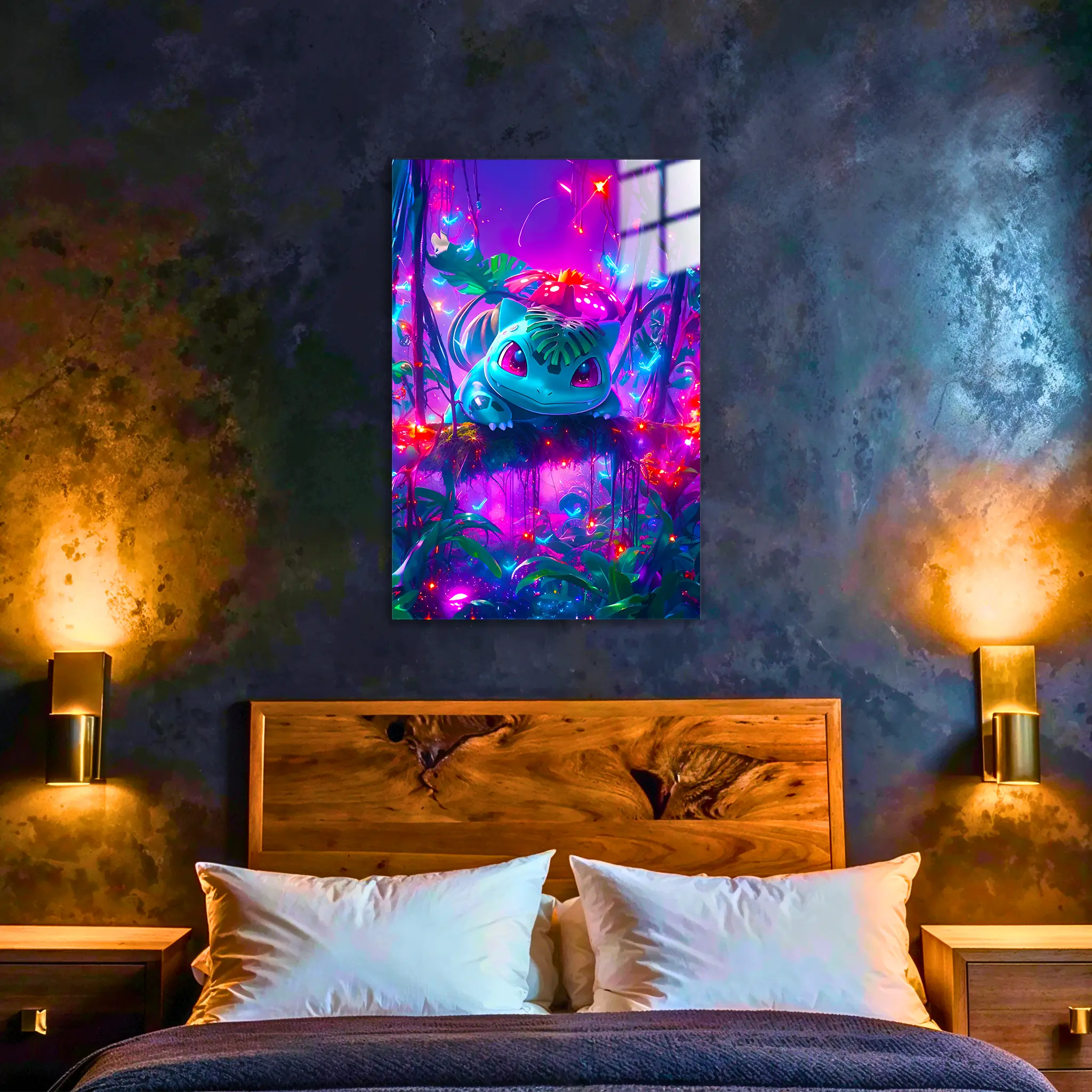 Tableau-pokemon-bulbizarre-nature-dans-la-chambre | DreamWay