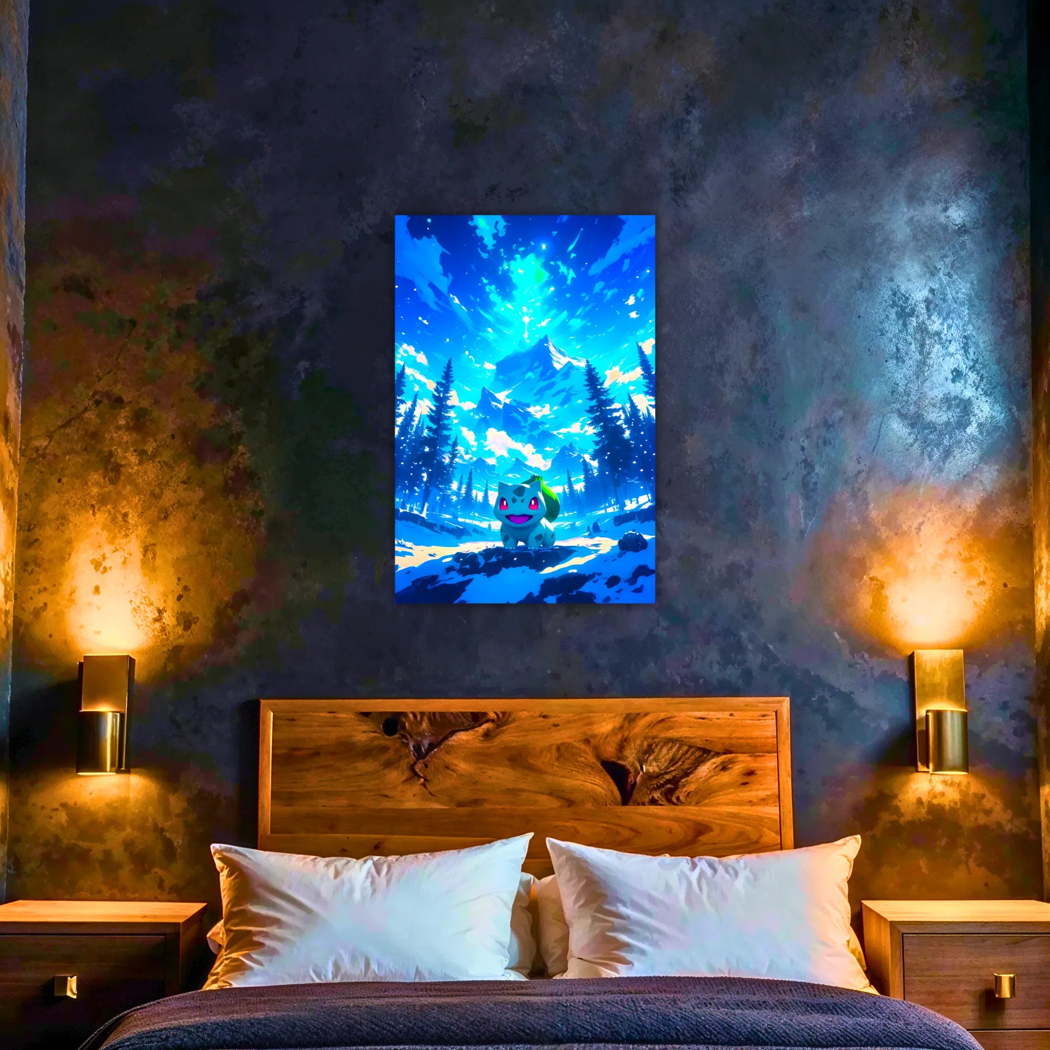 Tableau Pokémon Bulbizarre Paysage