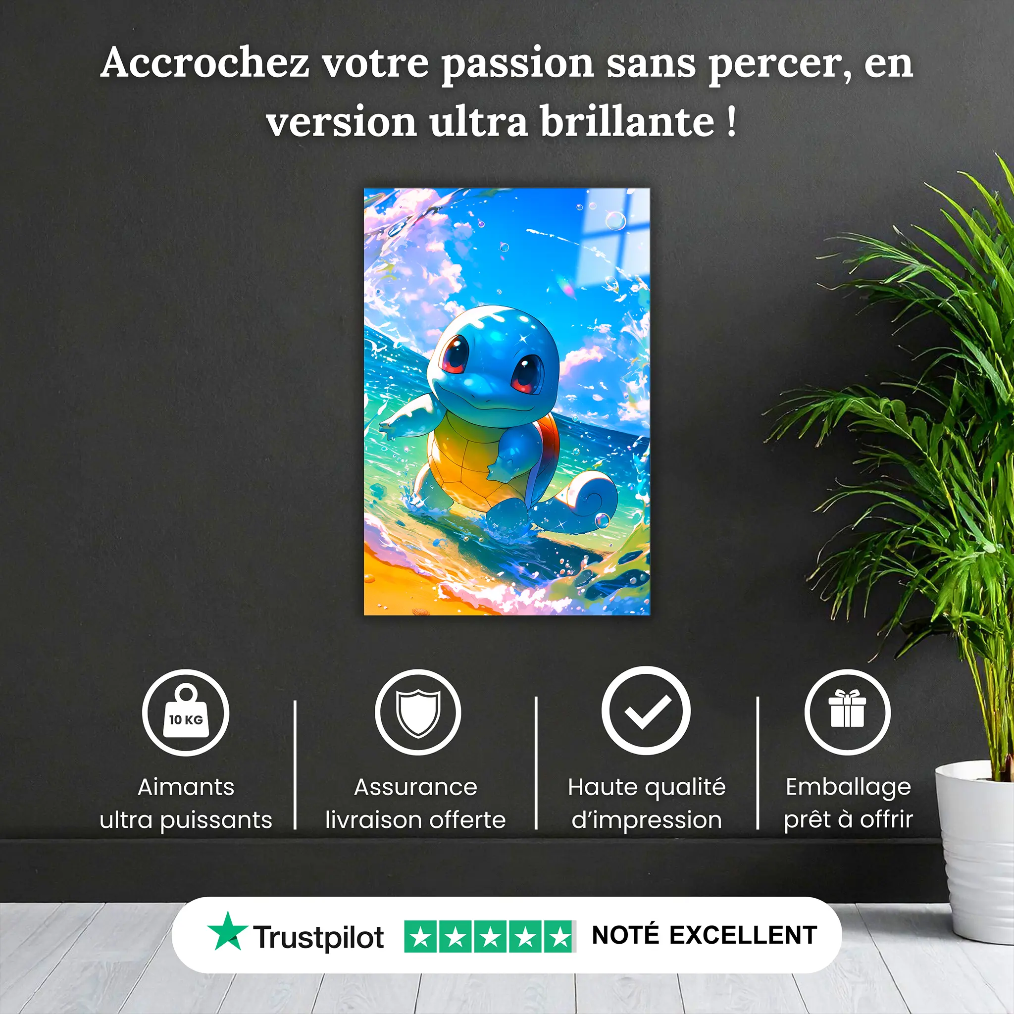 Tableau-pokemon-carapuce-a-la-plage-pourquoi-acheter | DreamWay