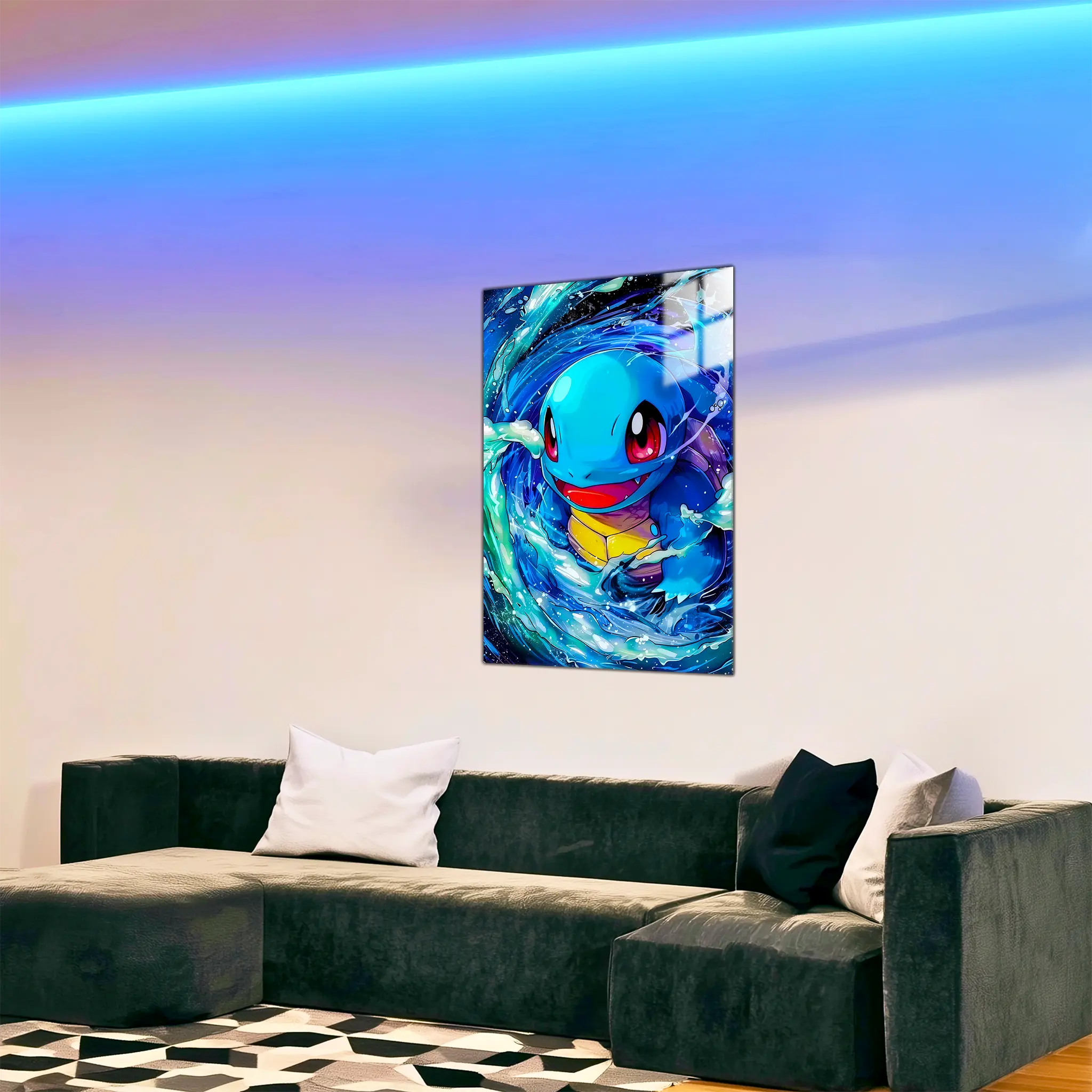 Tableau-pokemon-carapuce-dans-le-salon | DreamWay