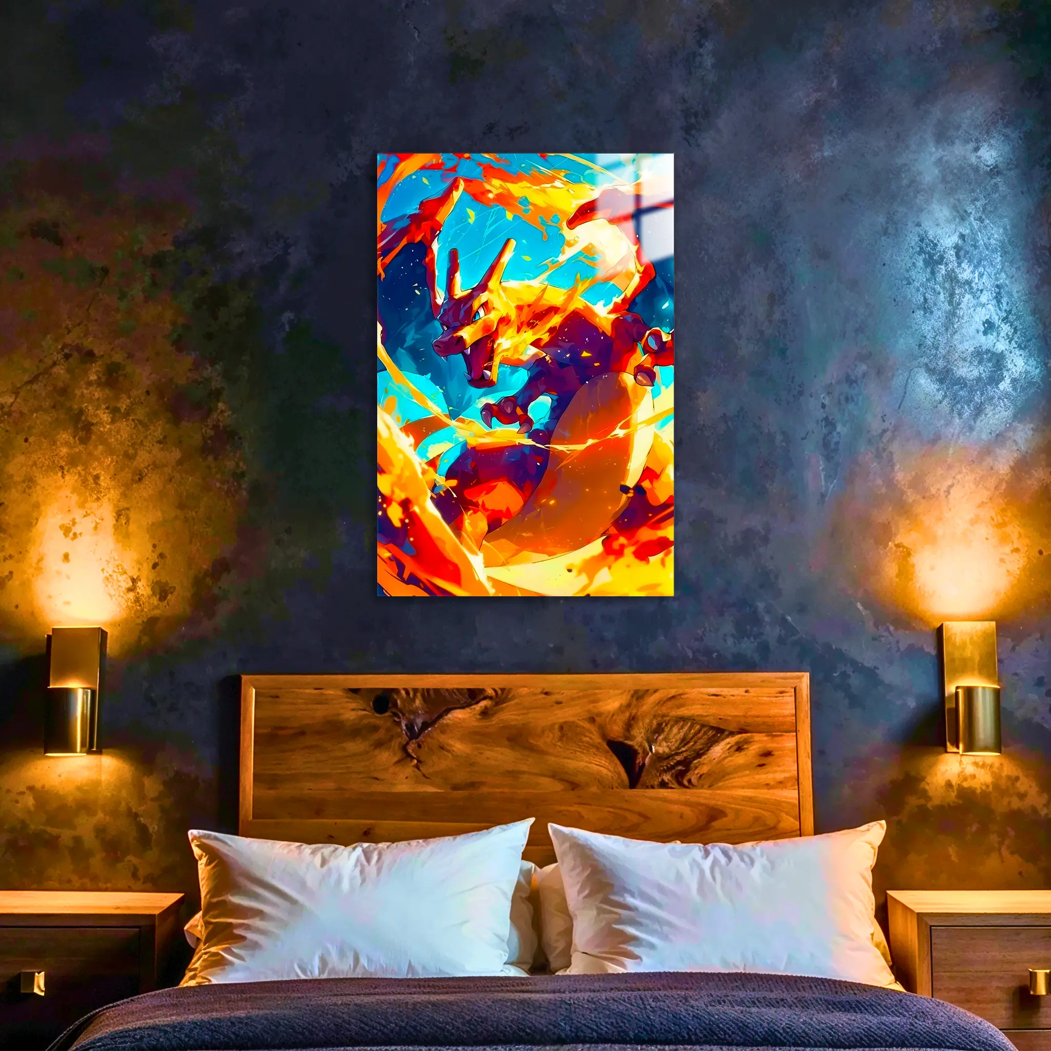 Tableau-pokemon-dracofeu-dans-la-chambre | DreamWay