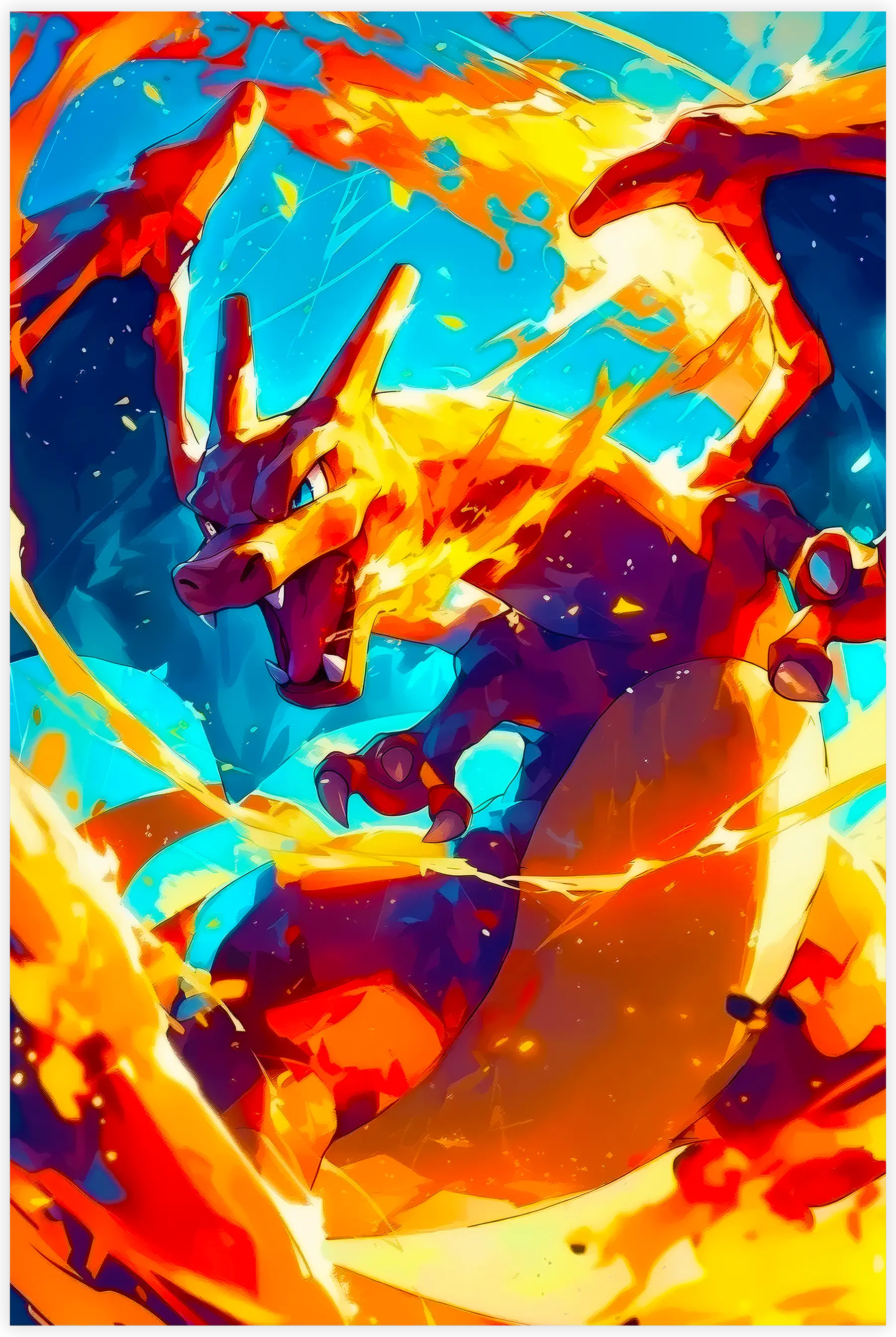 Tableau Pokémon Dracaufeu