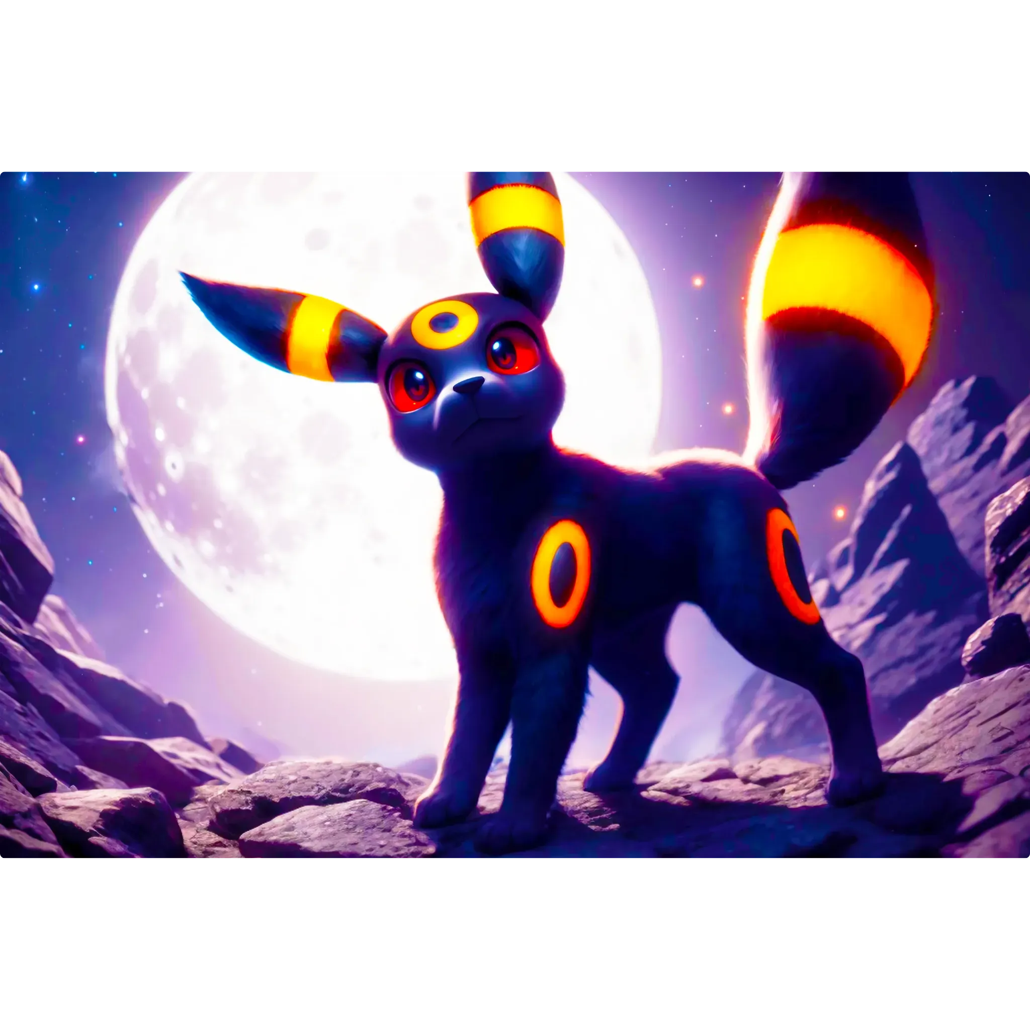Tableau Pokémon Noctali Espace