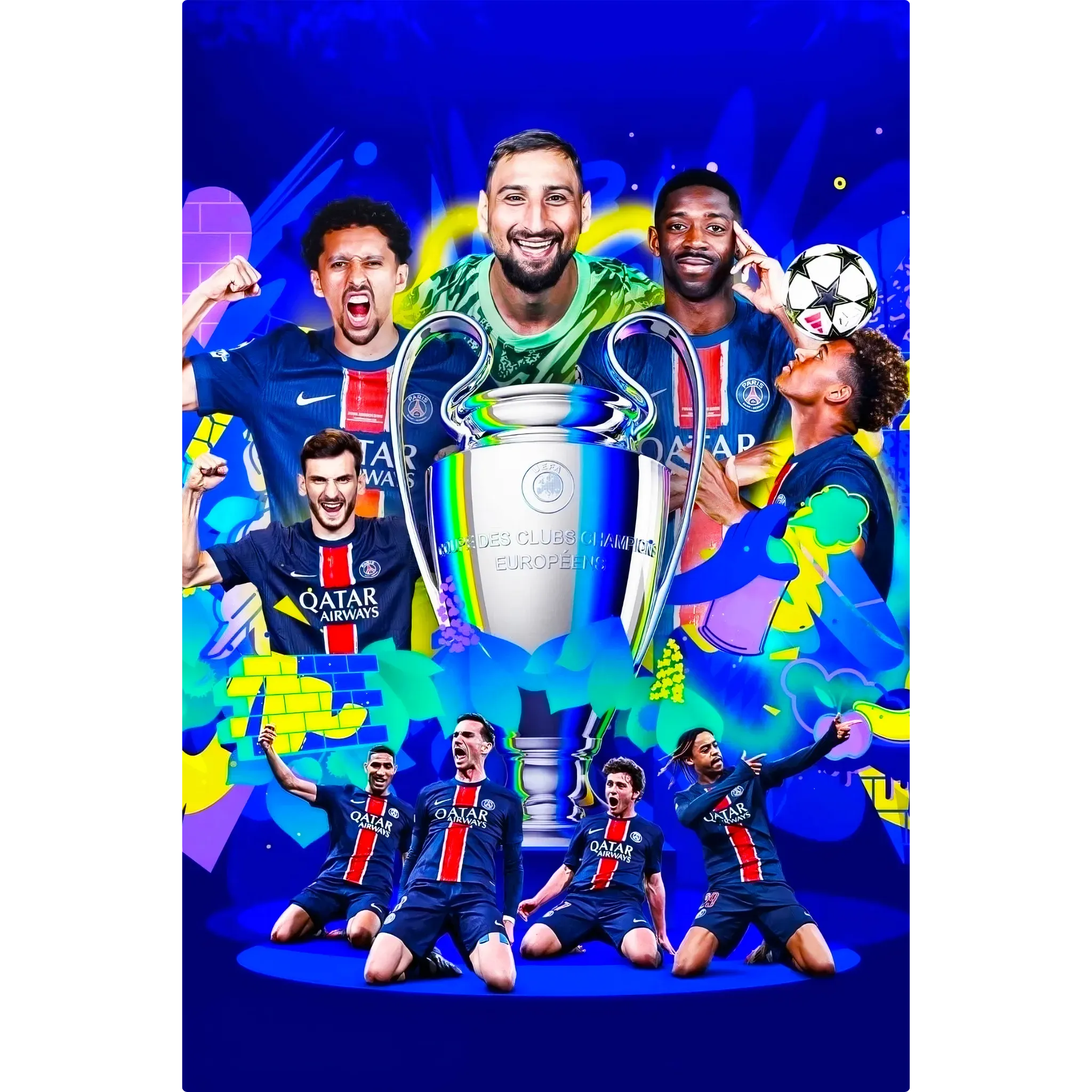 Tableau PSG Champion