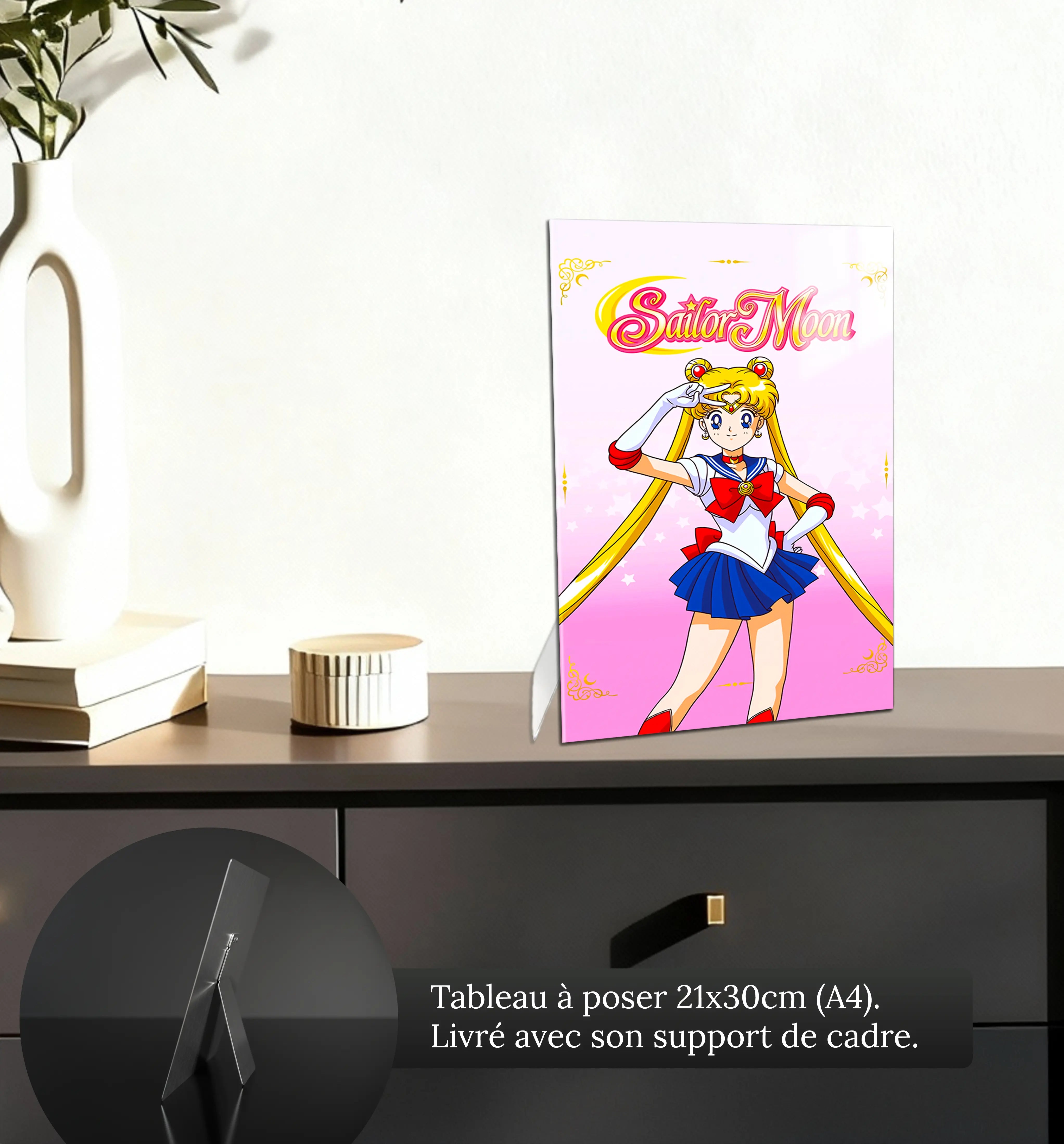 Tableau-sailor-moon-affiche-petit-format-a-poser-sur-meuble | DreamWay