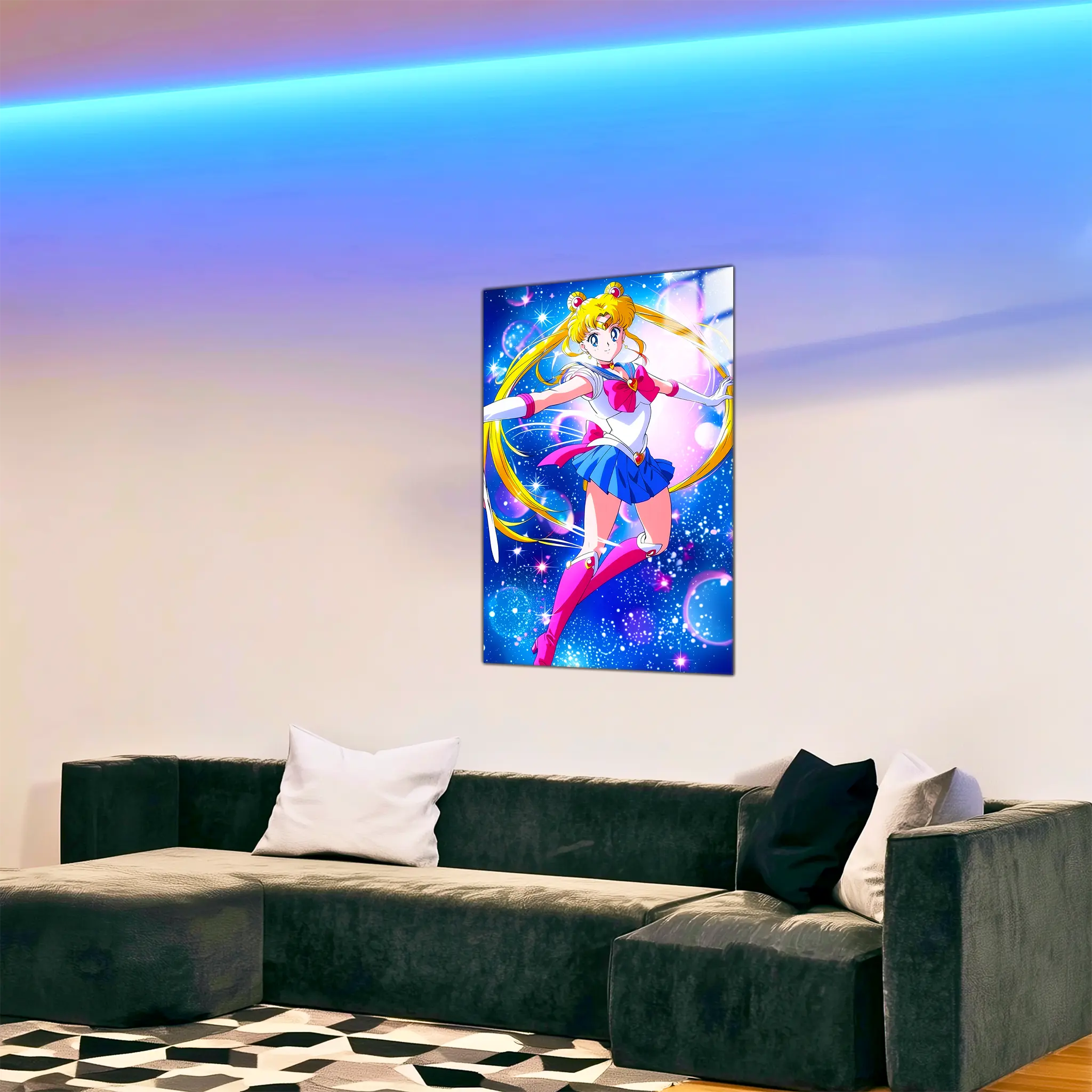 Tableau-sailor-moon-galaxie-dans-le-salon | DreamWay