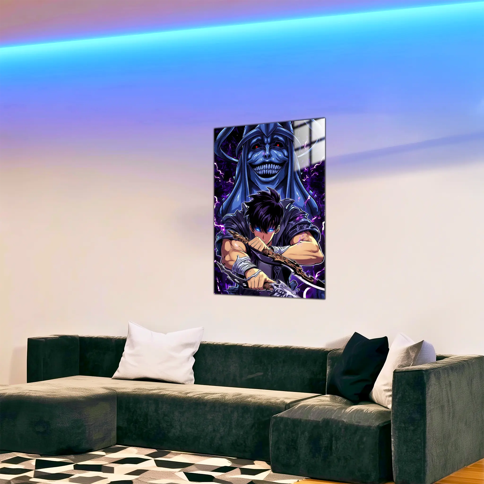Tableau-solo-leveling-dans-le-salon | DreamWay