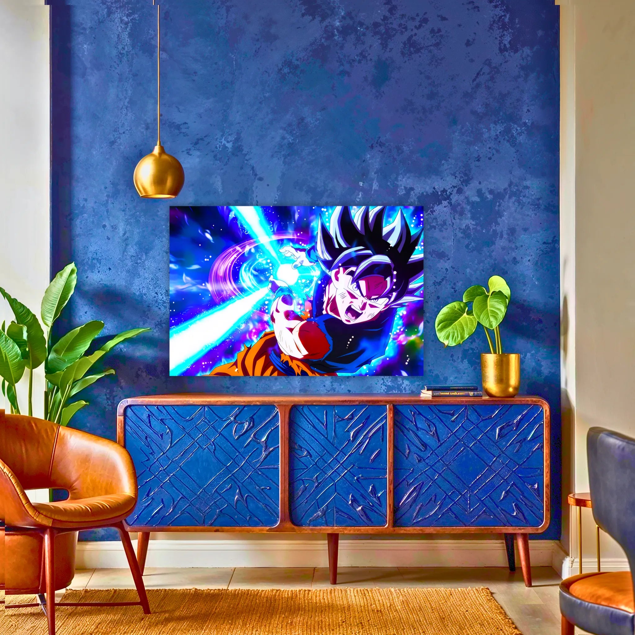 Tableau Son Goku Attaque Kameha