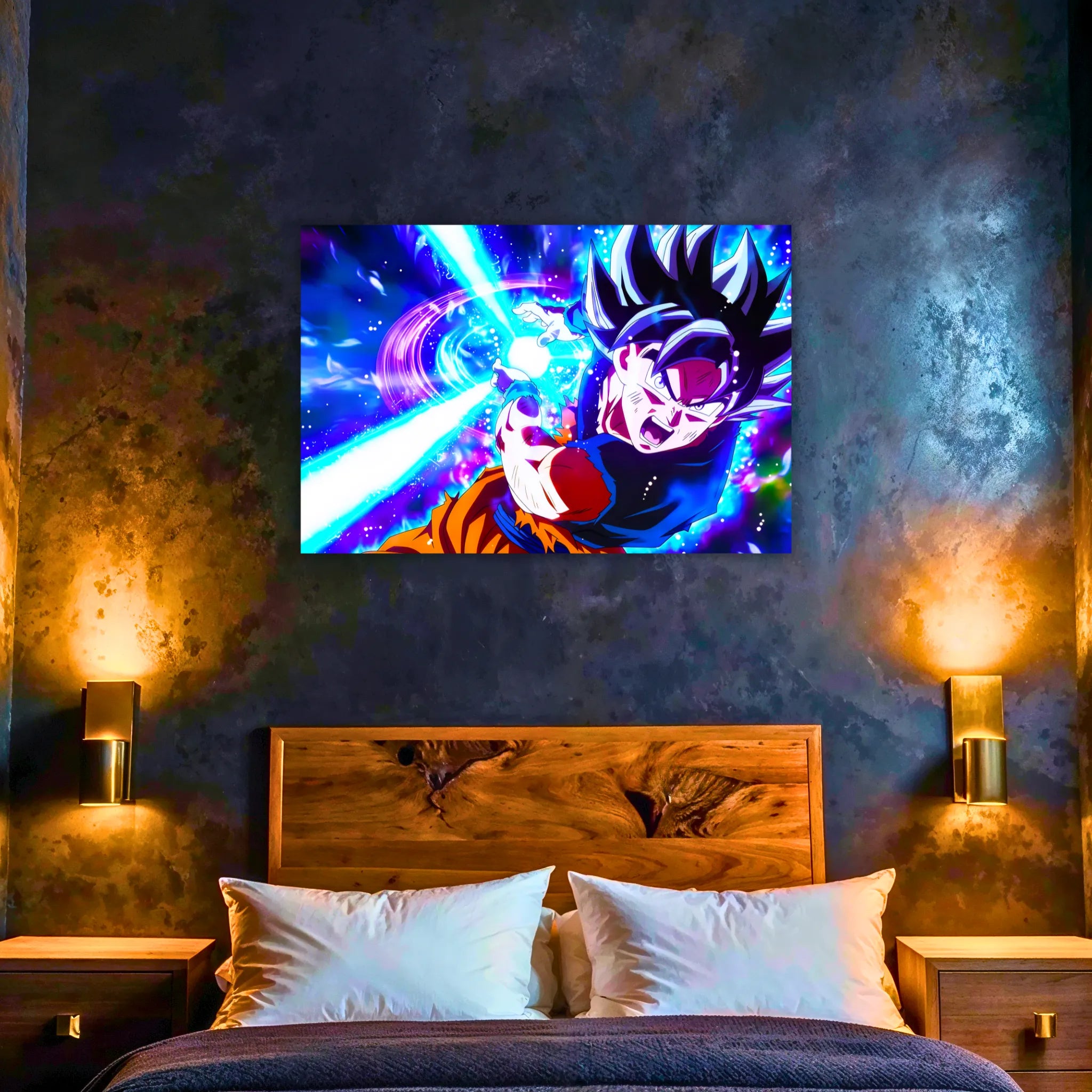 Tableau Son Goku Attaque Kameha