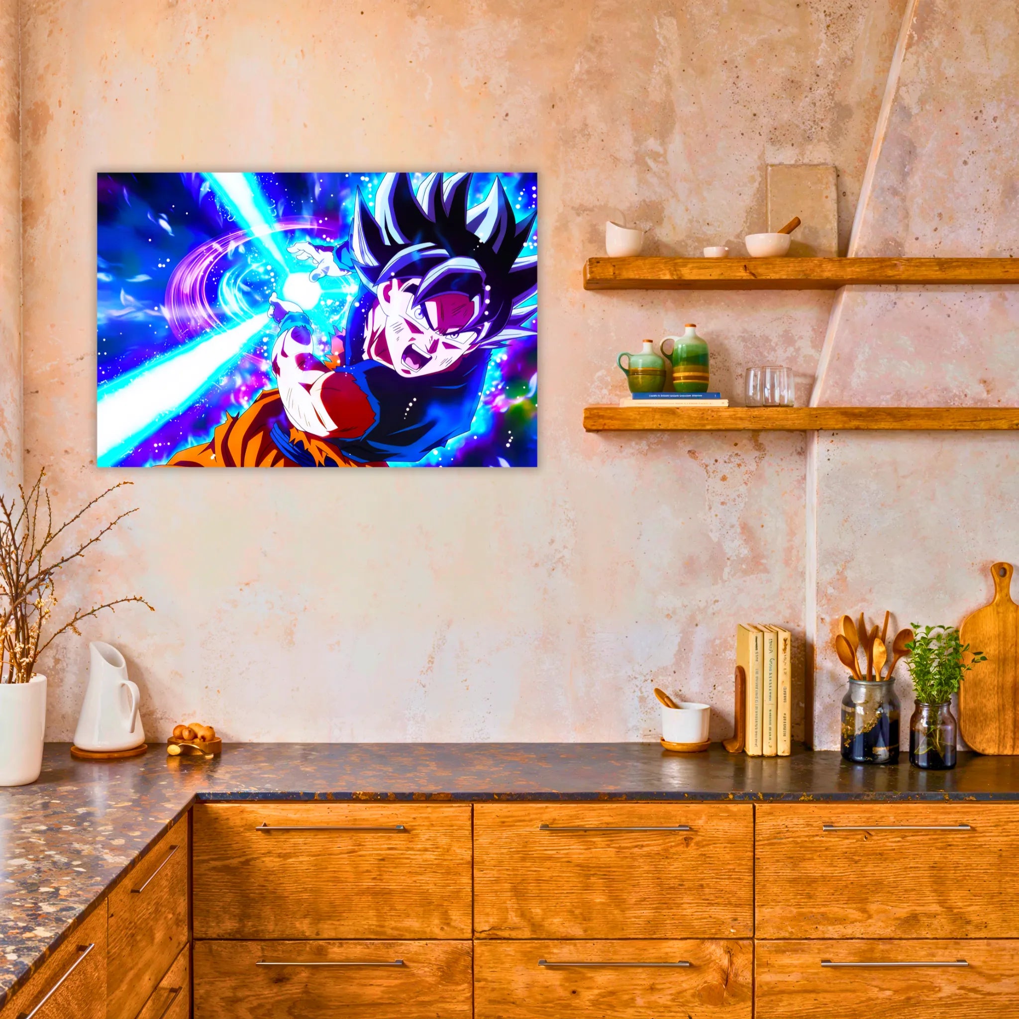 Tableau Son Goku Attaque Kameha