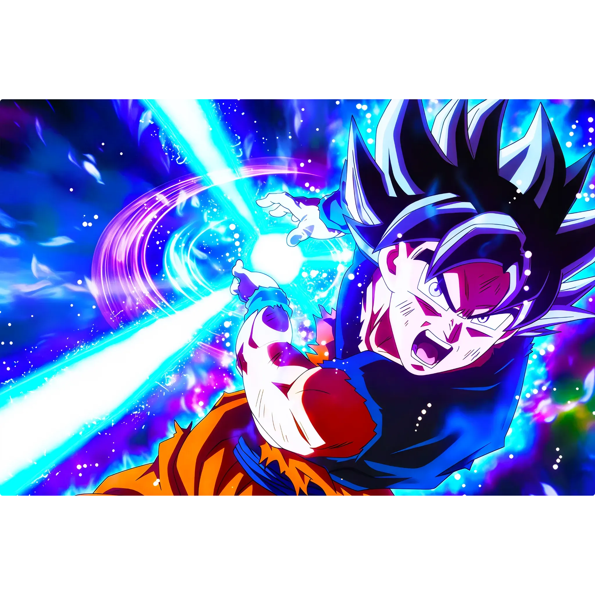 Tableau Son Goku Attaque Kameha