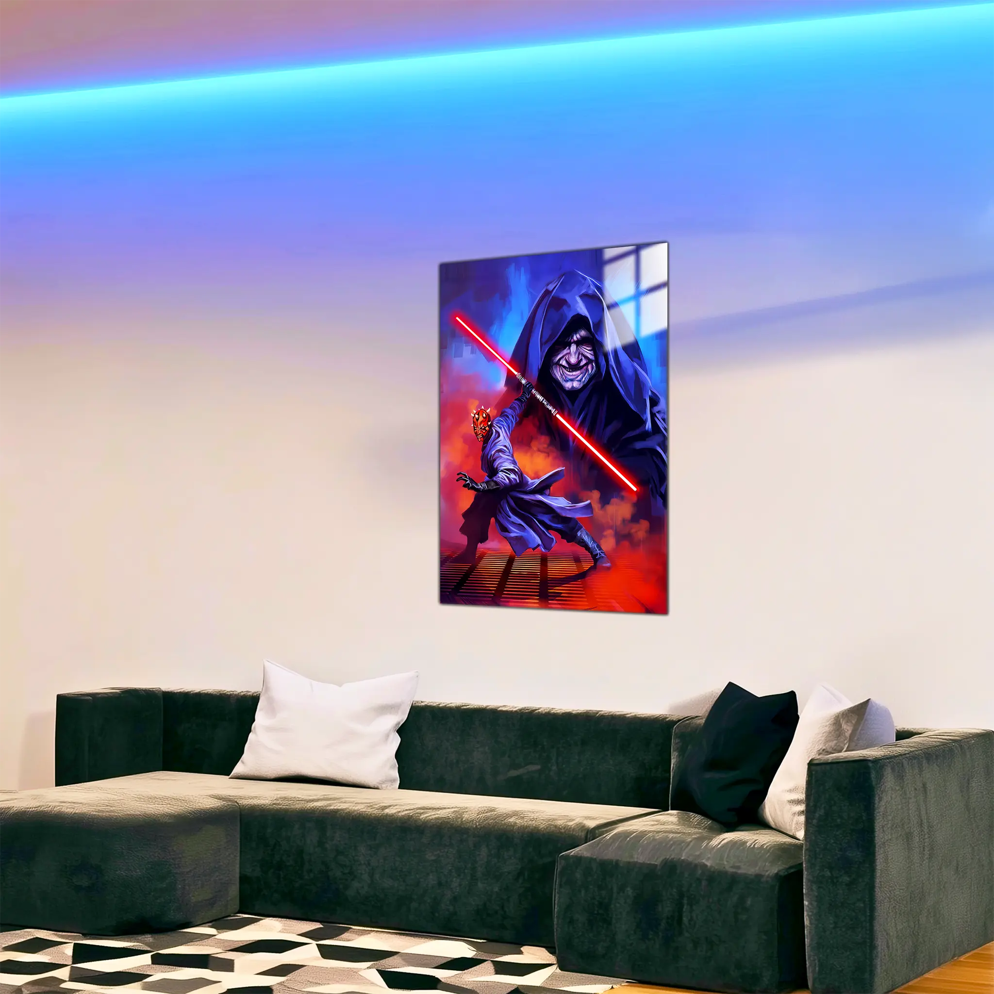Tableau-star-wars-dark-maul-dans-le-salon | DreamWay
