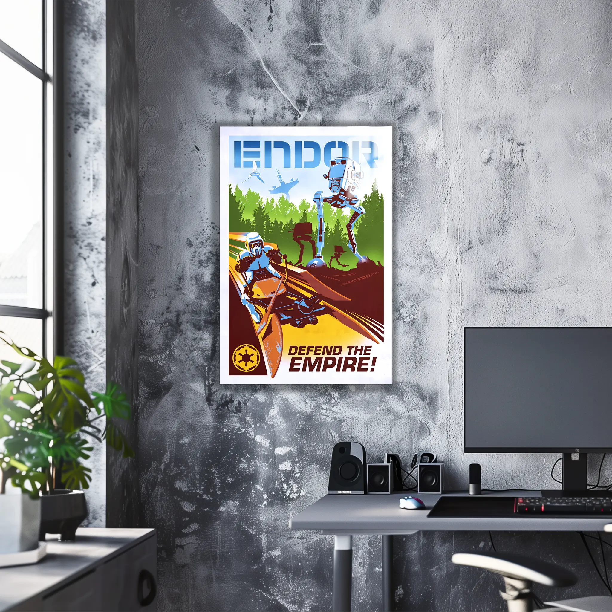 Tableau-star-wars-endor-affiche | DreamWay