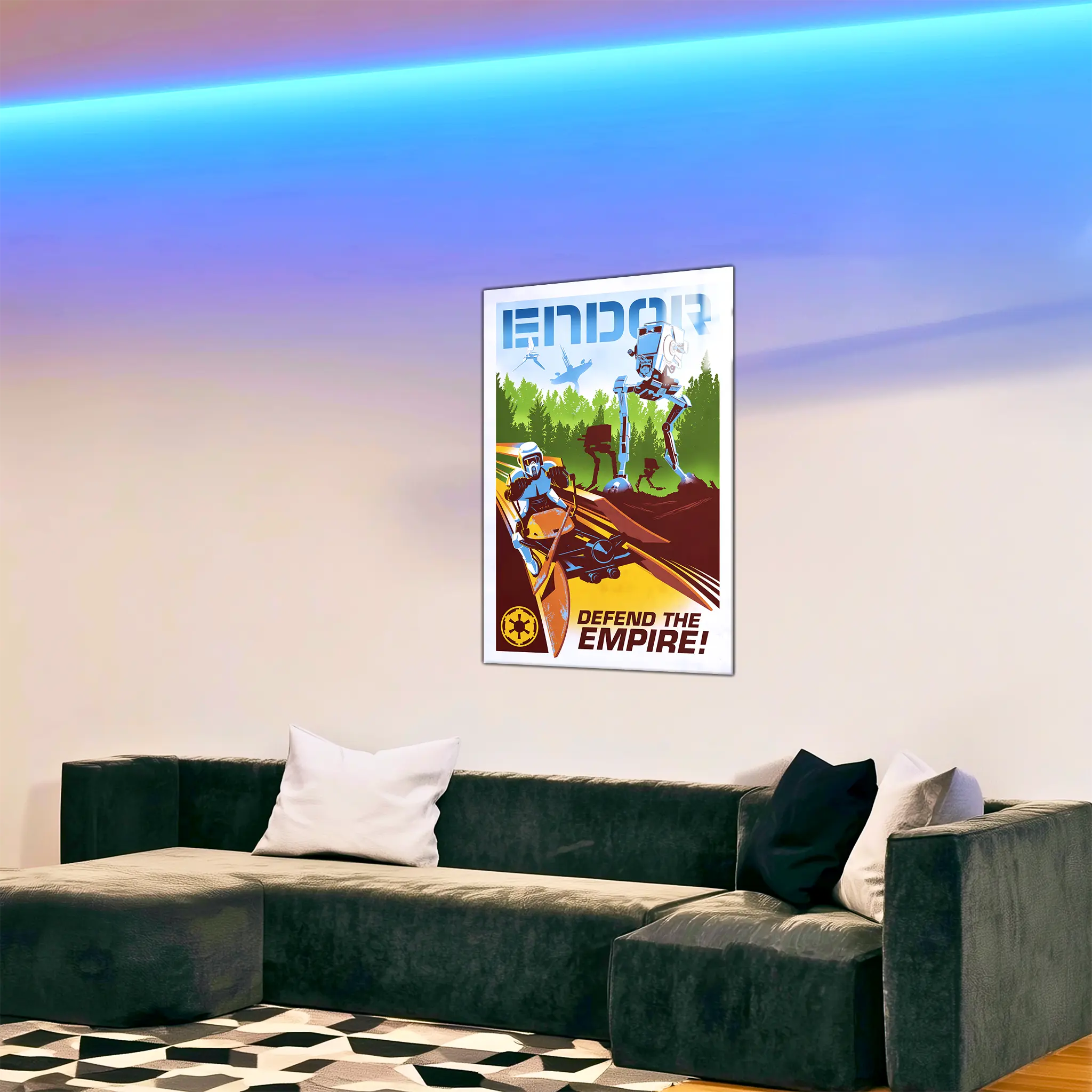 Tableau-star-wars-endor-affiche-dans-le-salon | DreamWay
