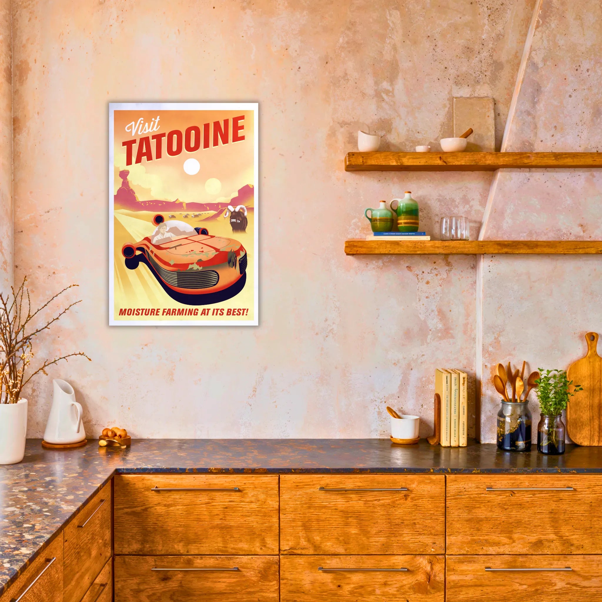 Tableau Tatooine Affiche