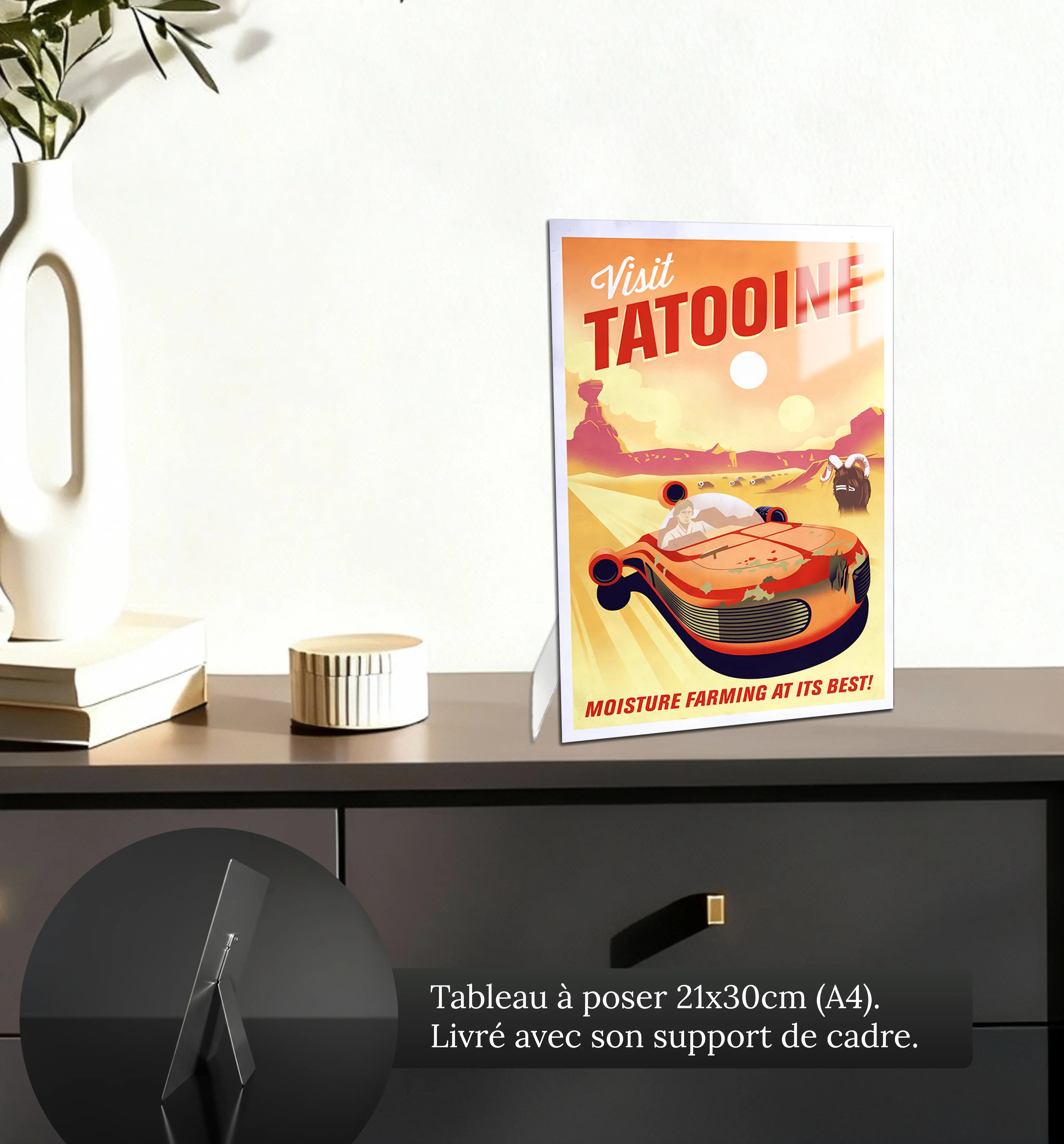Tableau-star-wars-tatooine-affiche-petit-format-a-poser-sur-meuble | DreamWay
